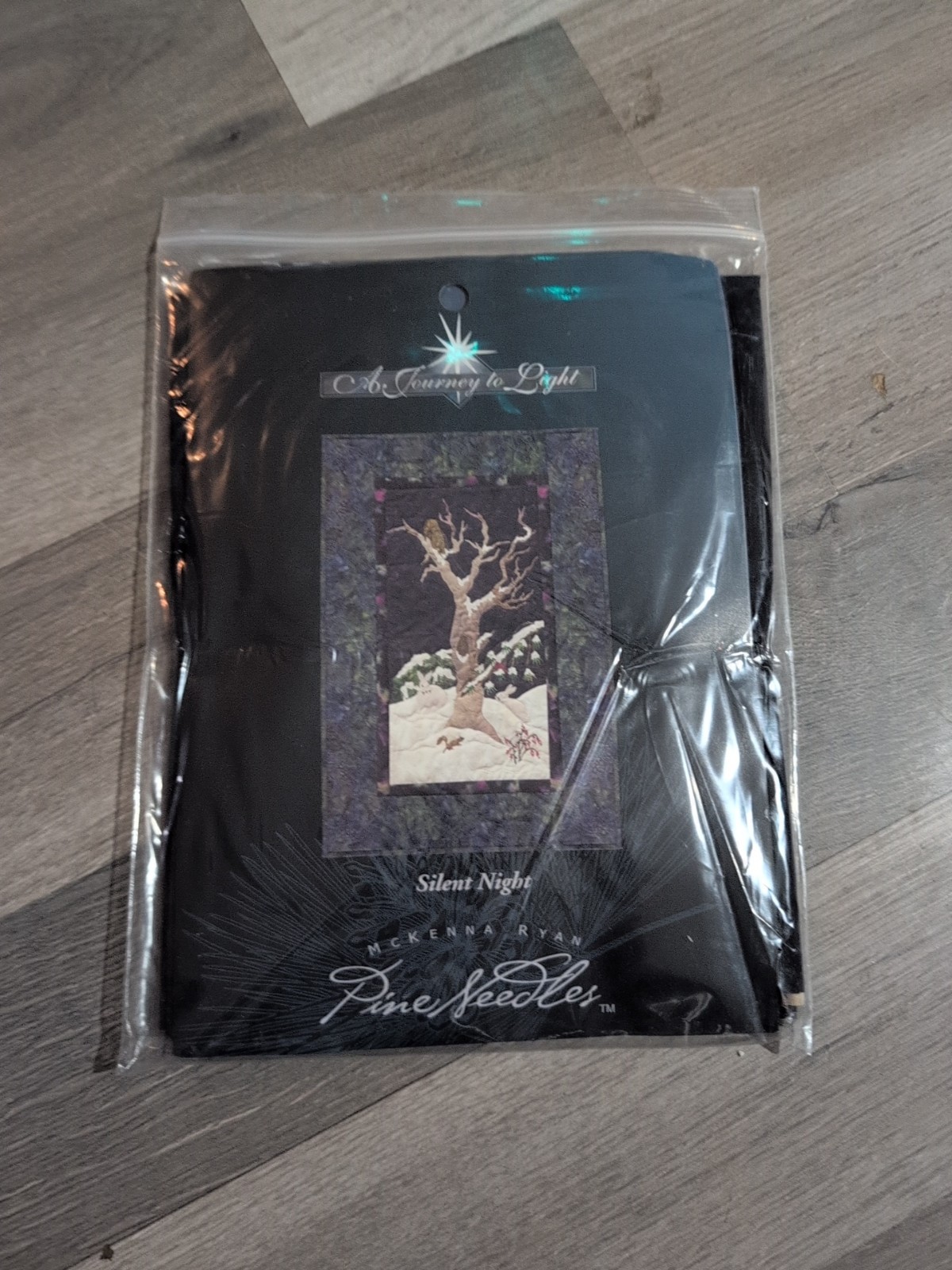 A Journey To Light Silent Night McKenna Ryan Pine Needles Pattern Fabric Kit. O4