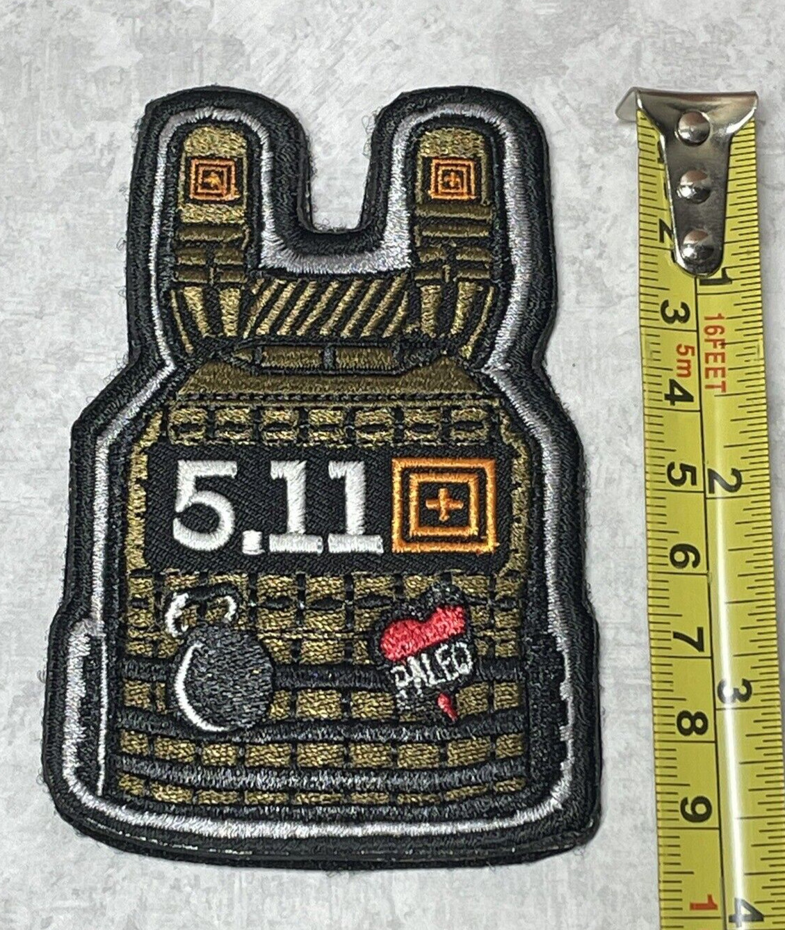 Tactical Vest Morale Patch, Hook Loop Combat Vest Patch