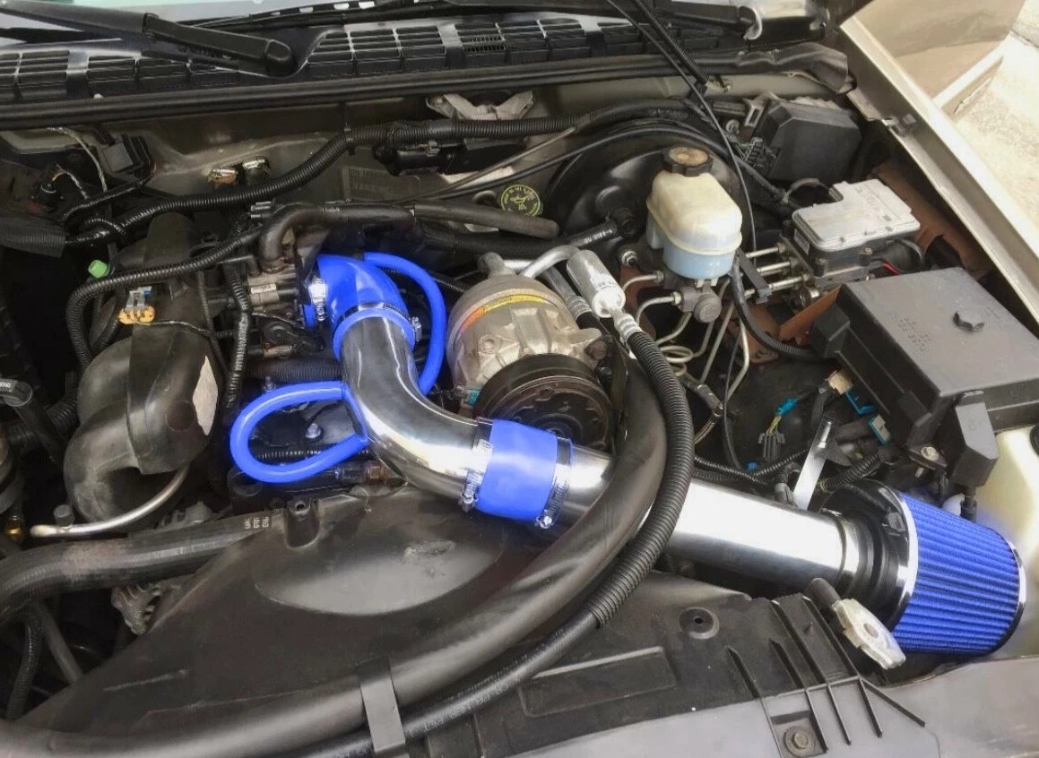 COLD AIR INTAKE + FILTER FOR 1997-2003 CHEVY S10 PICKUP XTREME 2.2L L4 (BLUE)