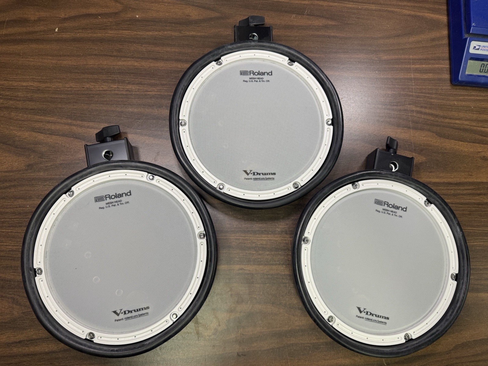 Roland PDX-8 Dual Trigger Mesh Head V-Drum Pad 3 Pack - S3N6775 - TD-17 OEM