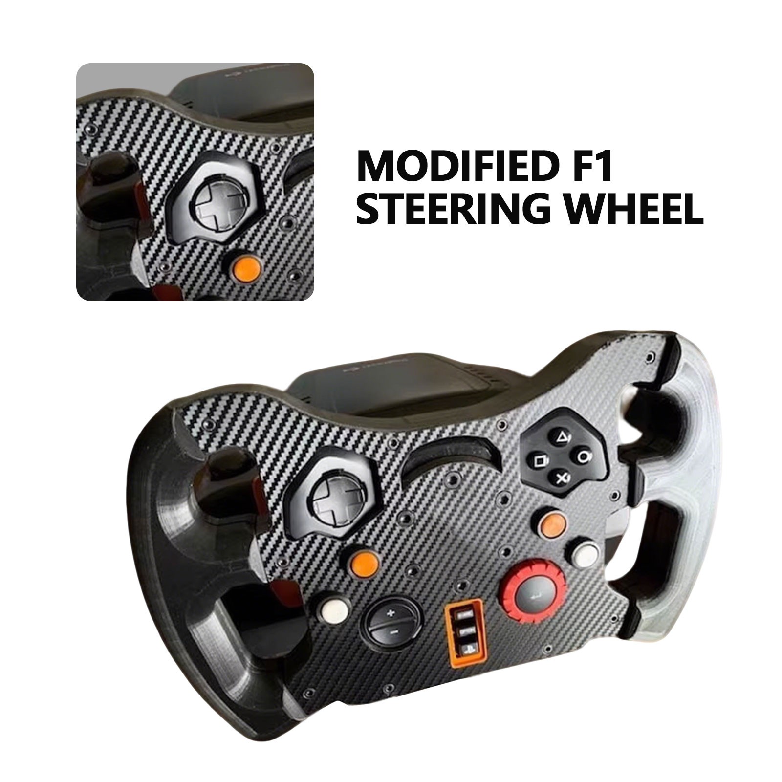 Logitech G29 G923 F1 Steering Wheel Mod