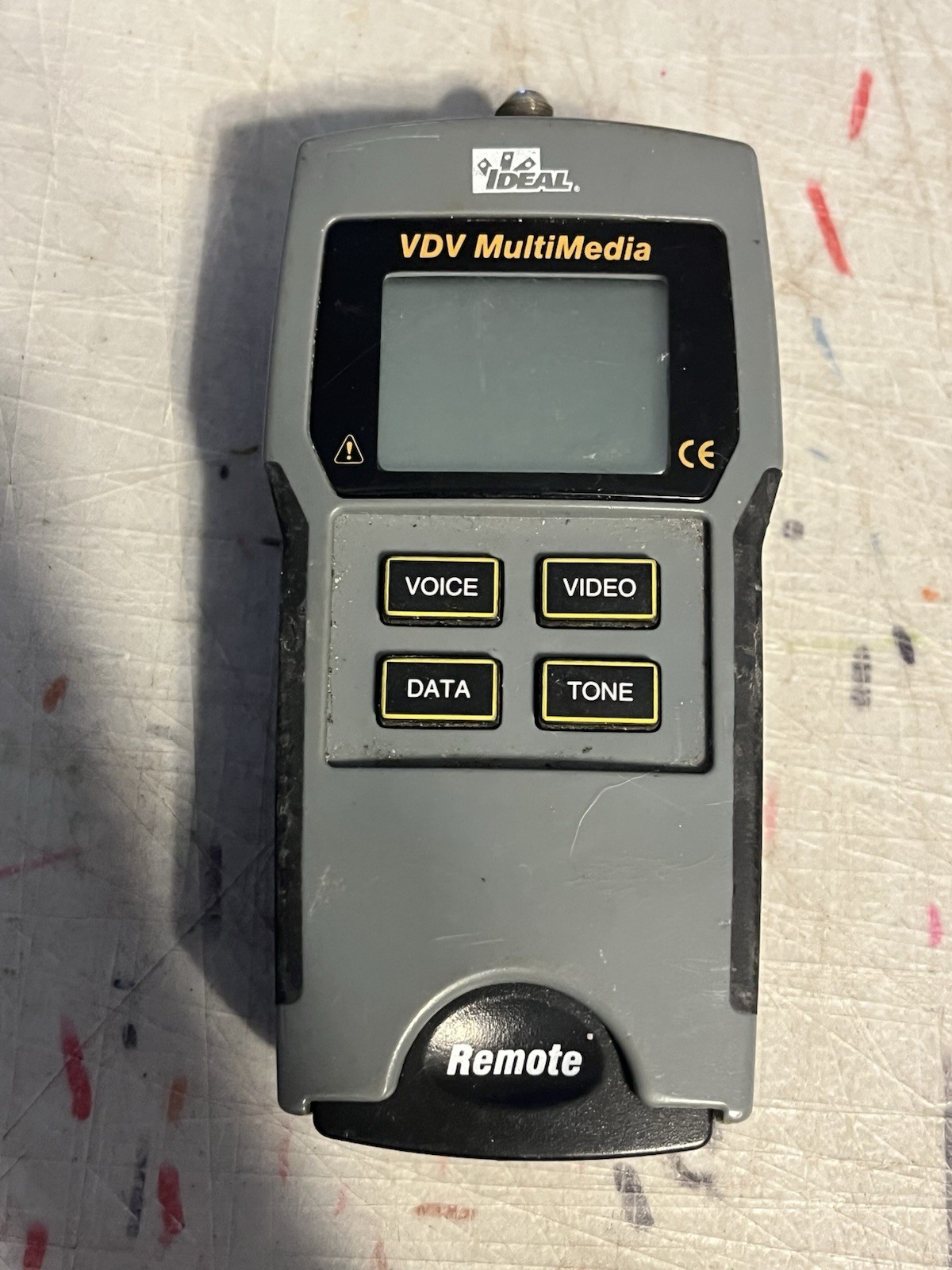 IDEAL VDV MultiMedia Cable Tester w/ Remote RJ45 RJ11 Coax Tested Working