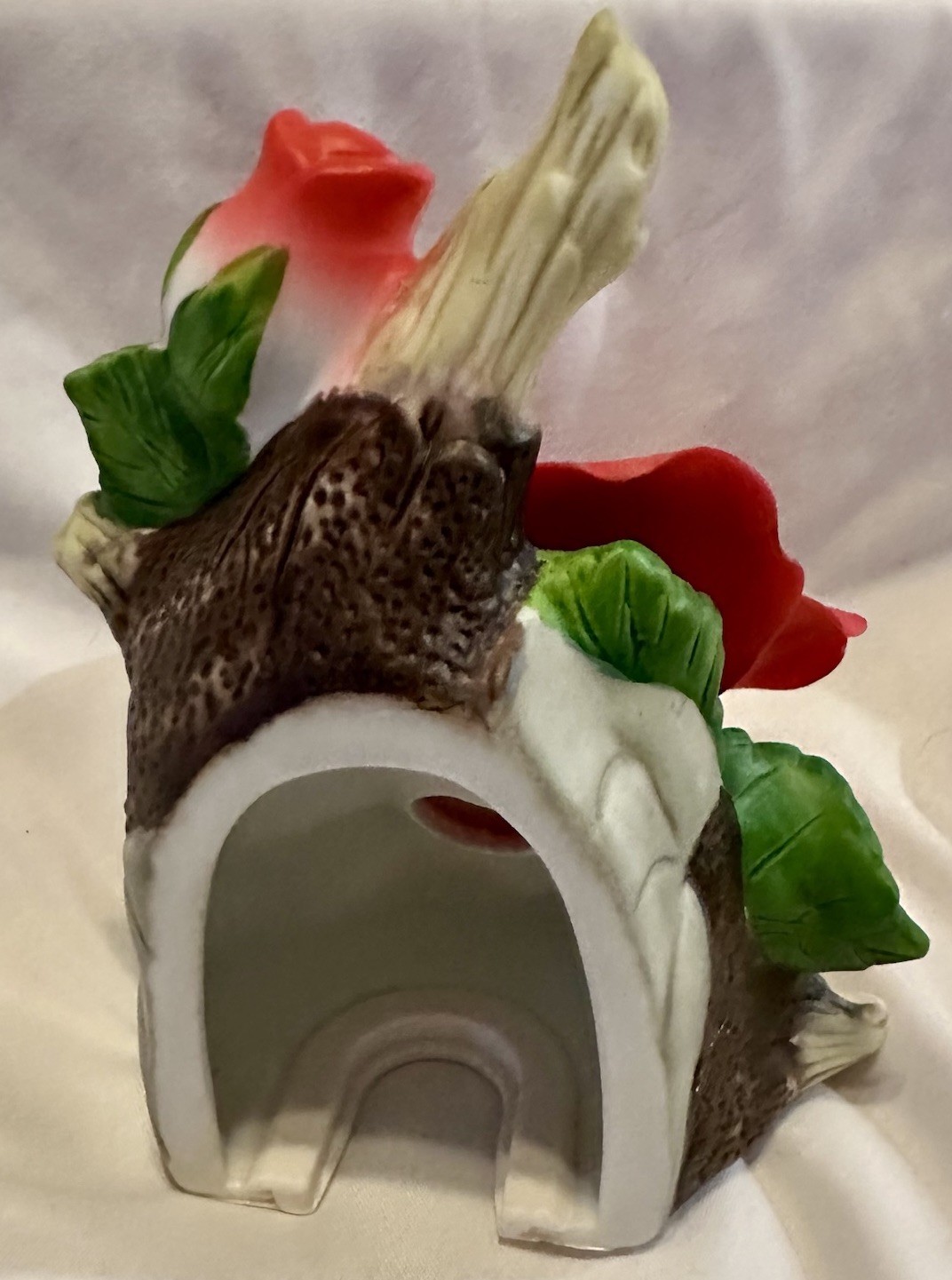 Cosmos Porcelain Red Rose Night Light