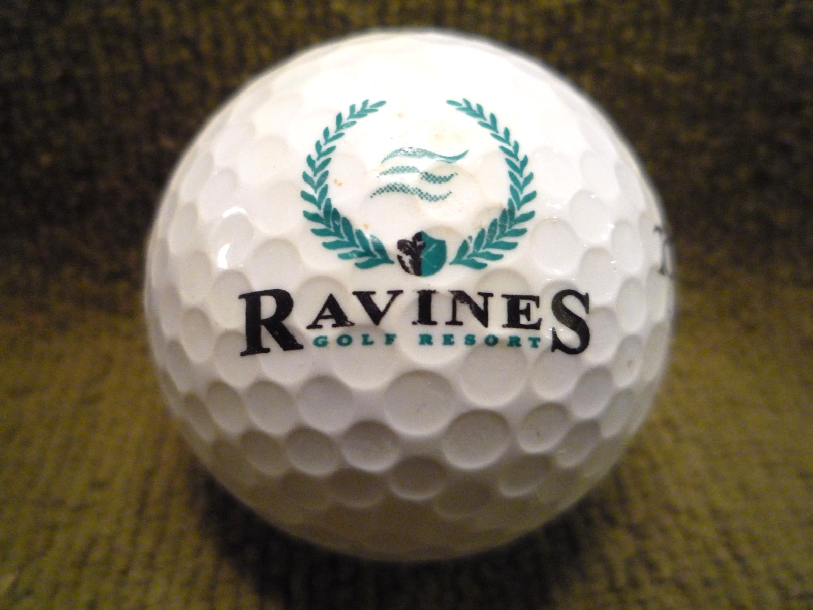 RAVINES GOLF RESORT logo golf ball (Saugatuck, MI) ~ unused [#L.12]
