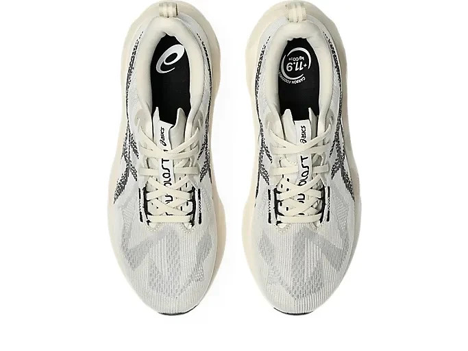 New ASICS NOVABLAST 5 "STANDARD" 1011B974 250 Oatmeal/Black Men Running Shoes