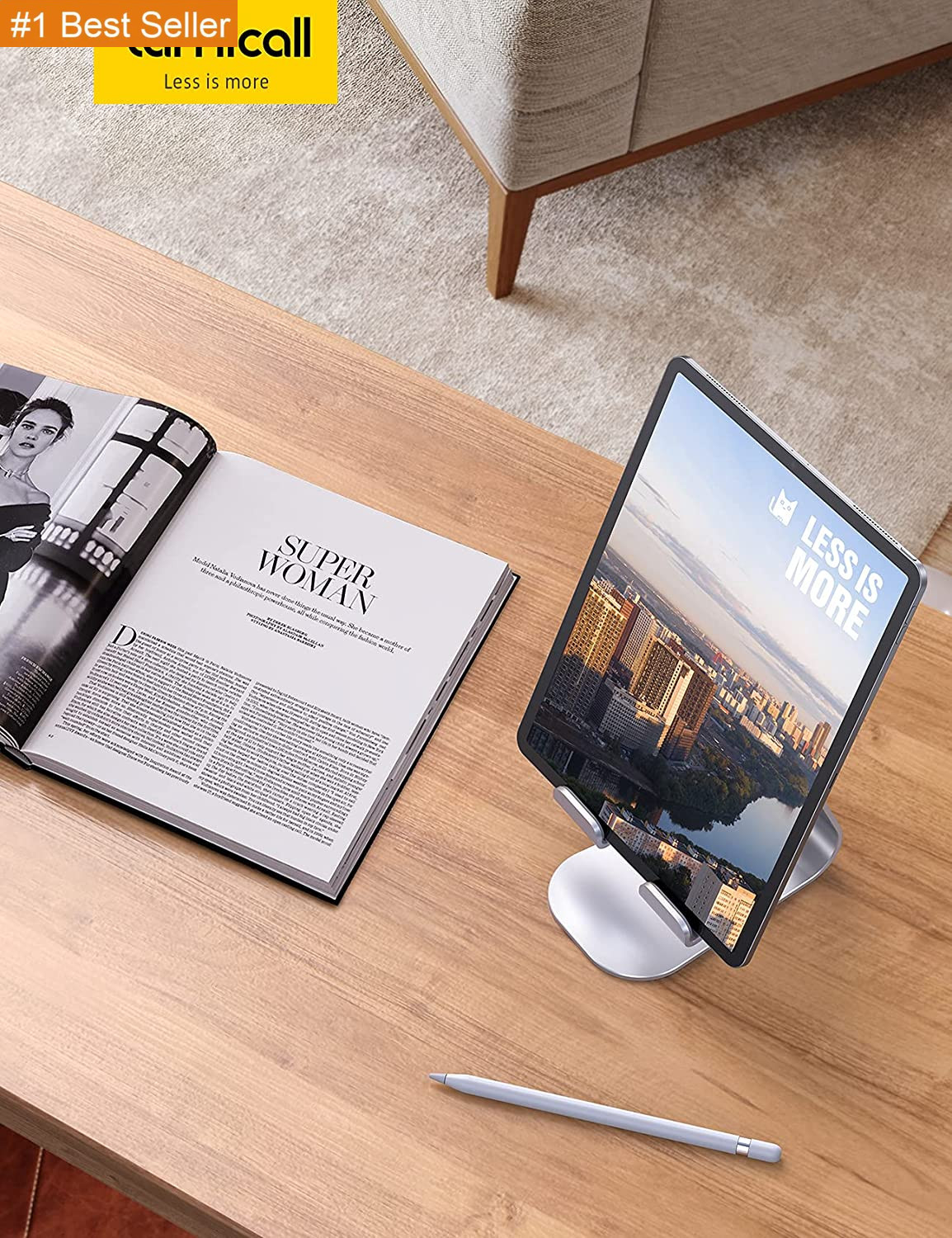 S1 Tablet Stand, Adjustable Tablet Holder - Desktop Stand Dock Holder for 4-13"