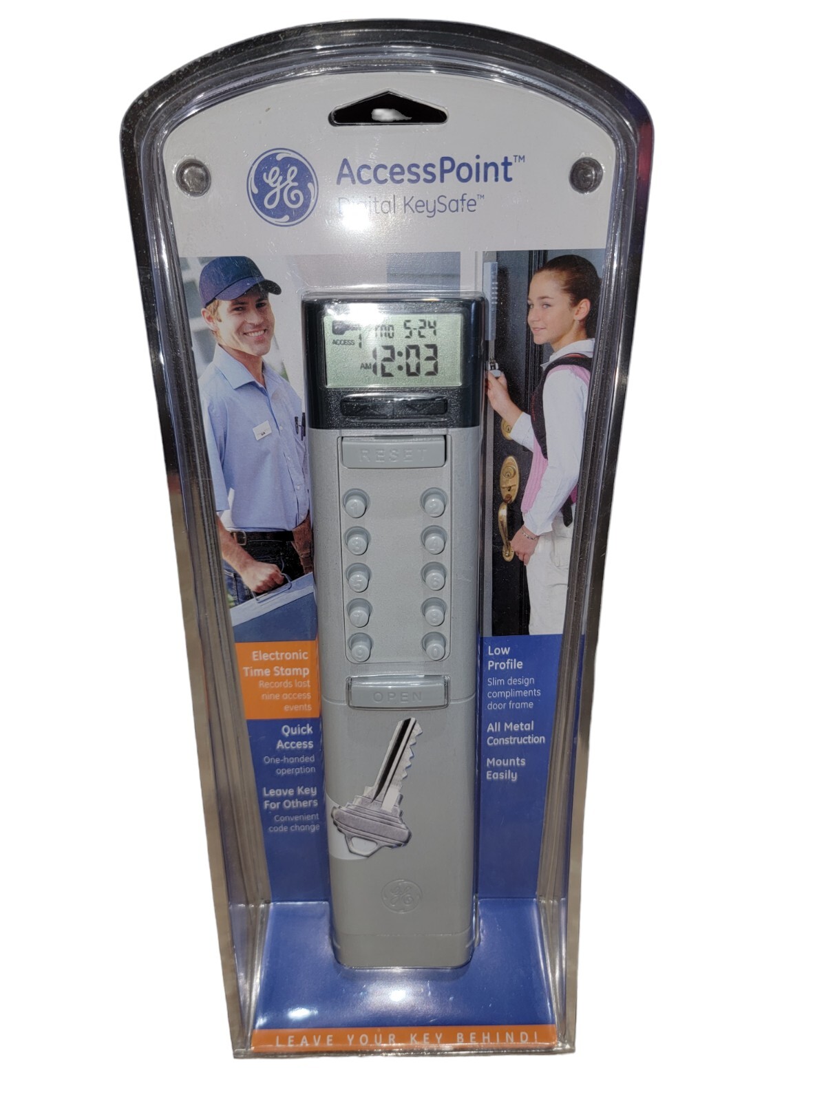 GE Access Point Digital Key Safe HIDEAKEY METAL GRAY Realtor New