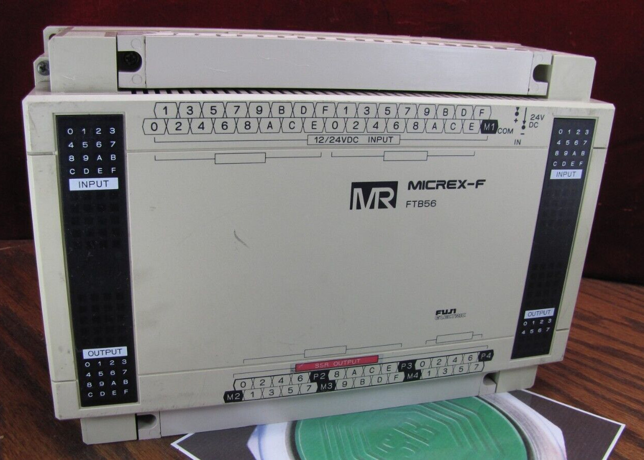 Fuji Electric Micrex-F FTB56S PLC I/O Expansion Unit 32pt Input 24pt SSR Output