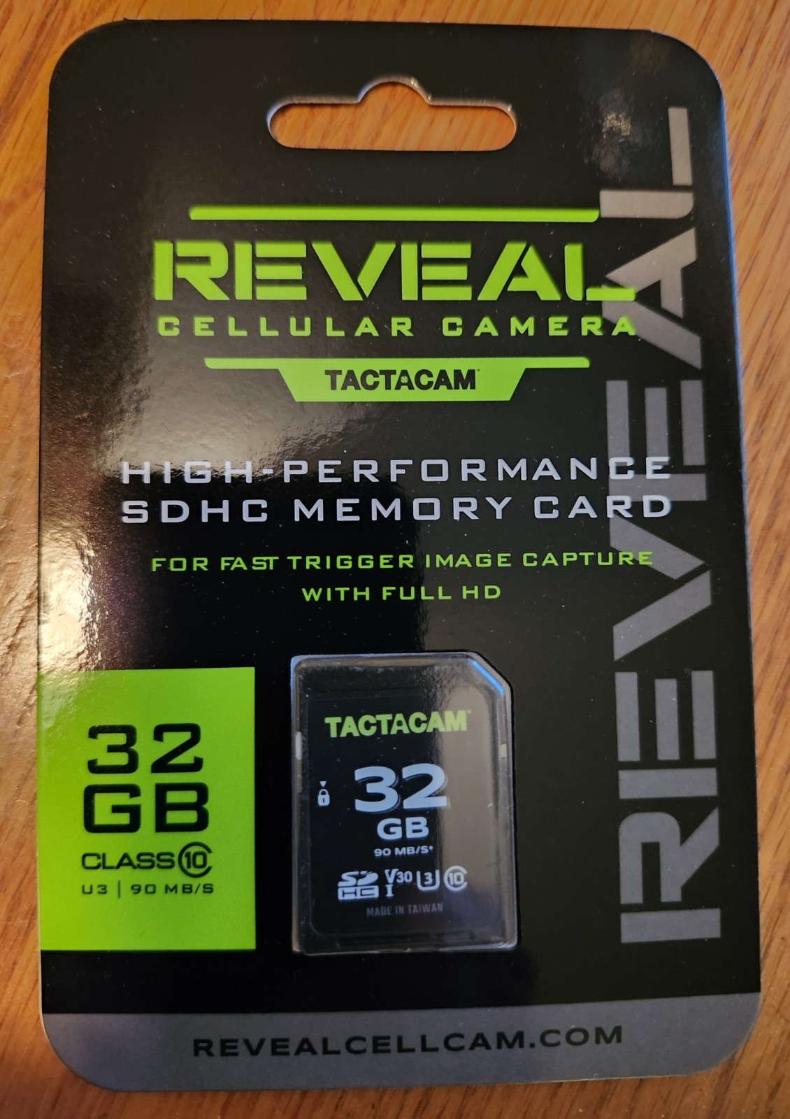 Tactacam Reveal Memory Card 32GB High Performance SDHC.. New In Package.