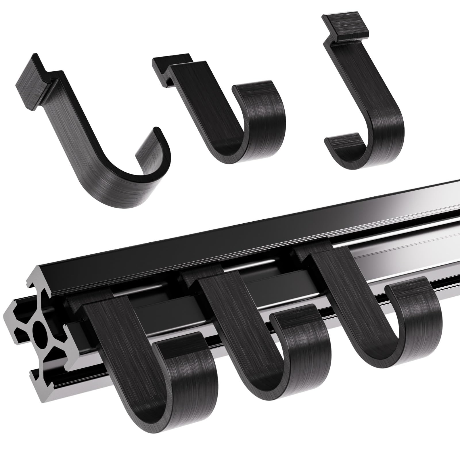 UVKDEENK 2020 Series Mini Hanging Hooks, 20PCS TSlot Aluminum Profile Accesso...