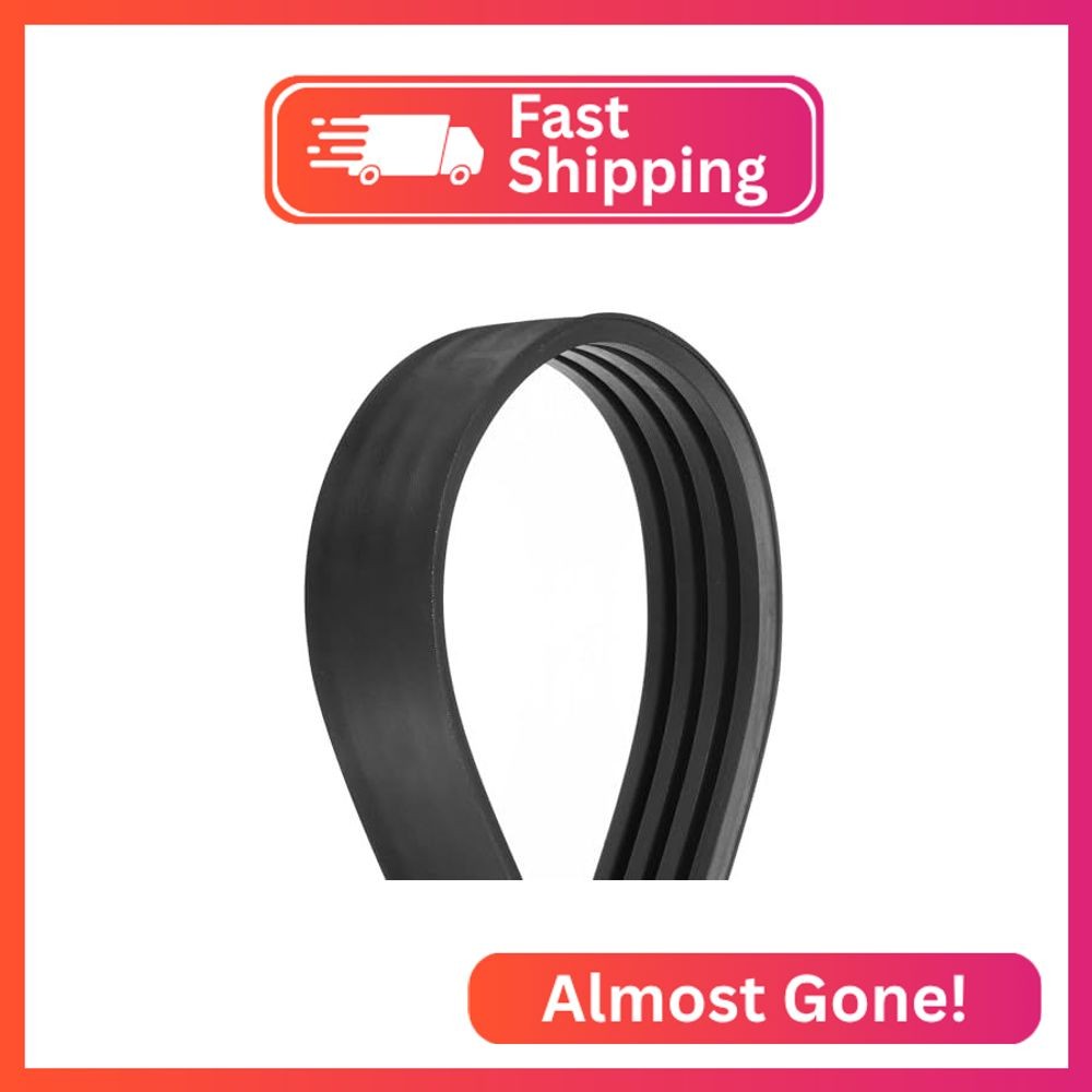 uxcell 4/A78 or 4/4L800 Banded V-Belt Classic Wrapped Rubber, 4 Banded/4 Ribs, A