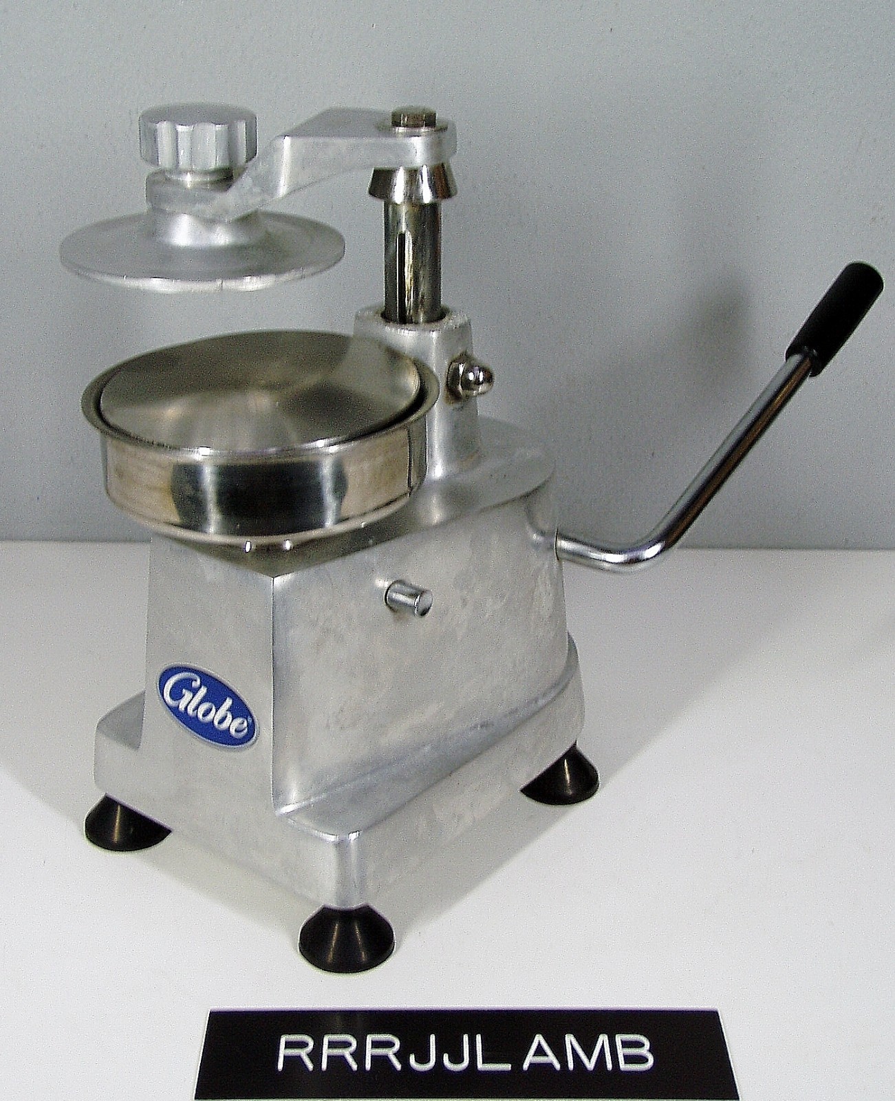 Globe Commercial 1/2 Lb HAMBURGER PATTY PRESS Anodized Aluminum NSF Model PP5