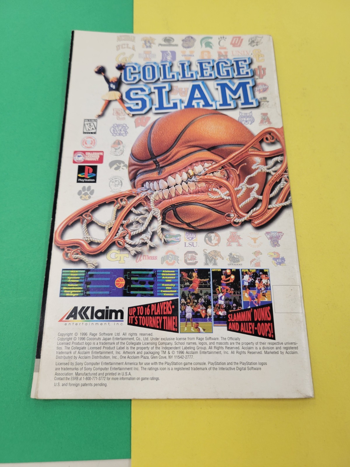 Striker 96 (Sony PlayStation 1, 1996) Manual Only