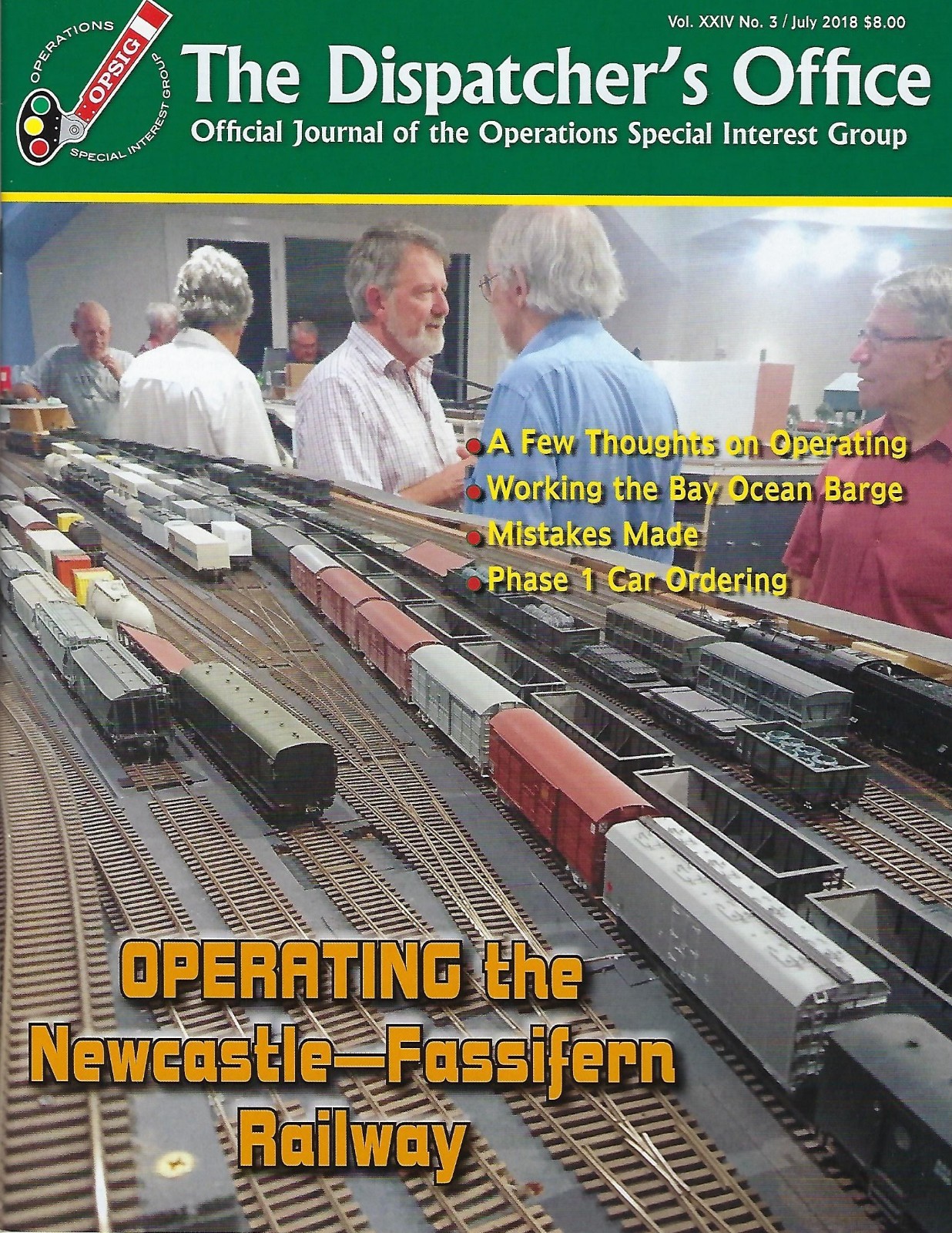 DISPATCHER'S OFFICE: 3rd Qtr 2018 Operations Special Interest Group Journal, NEW