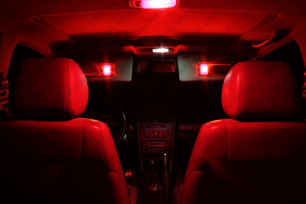 9 x Red LED Interior Light Package For 2012 - 2018 Ford Focus + PRY TOOL