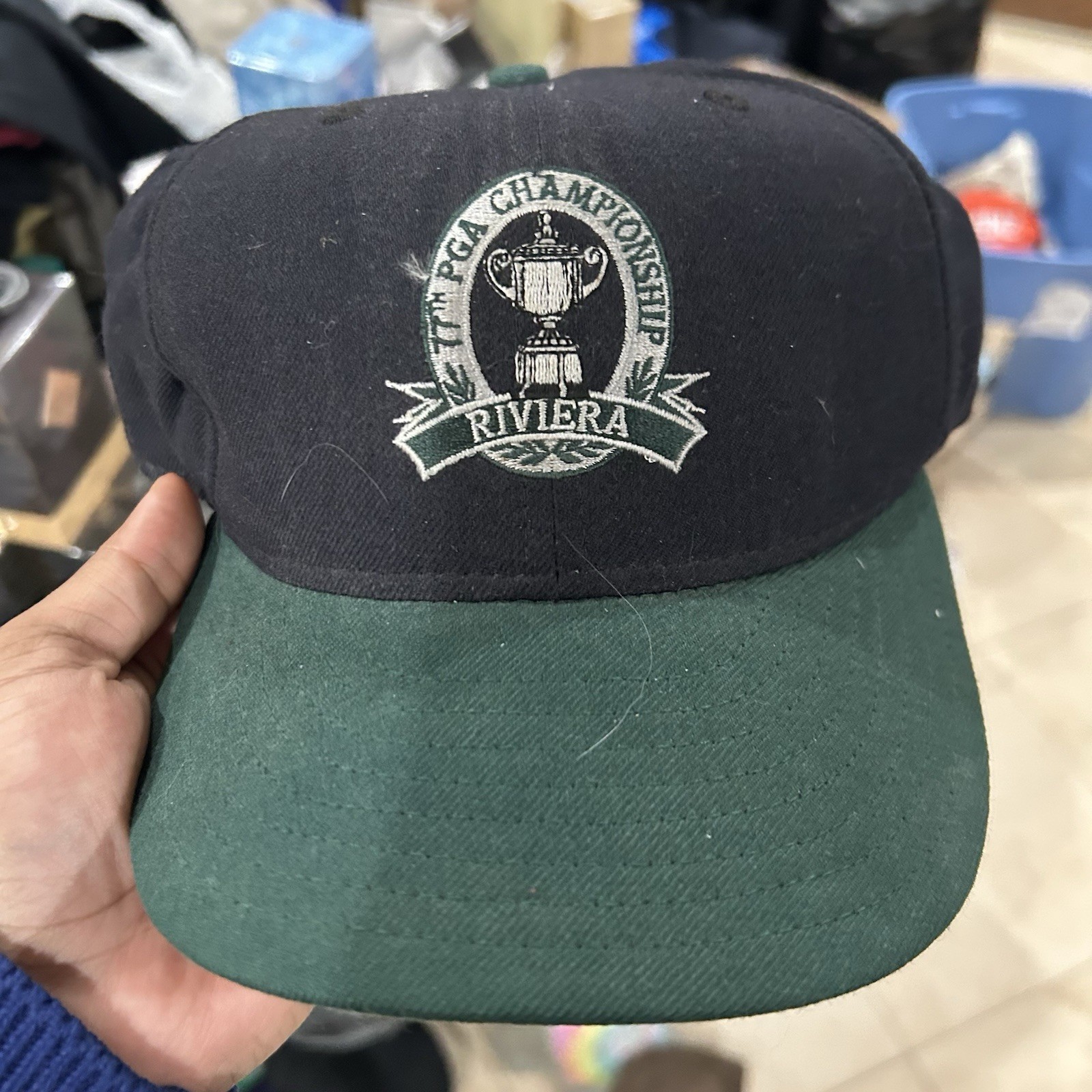 PGA New Era Golf Hat Cap Adjustable Champion Professional Golfers Riviera