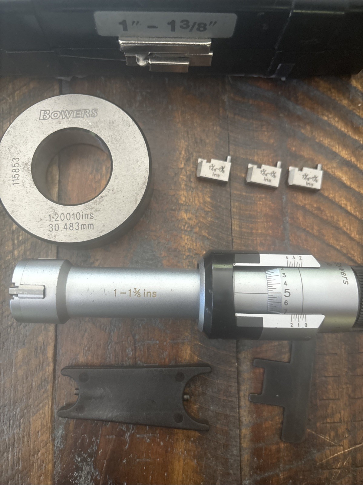 Fowler Bowers Holmike Sets (3)Internal Bore Micrometers 1-2” X .0001” Range