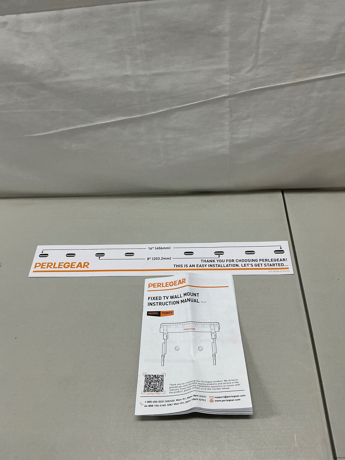 Fixed TV Wall Mount -PGMT7 REV01