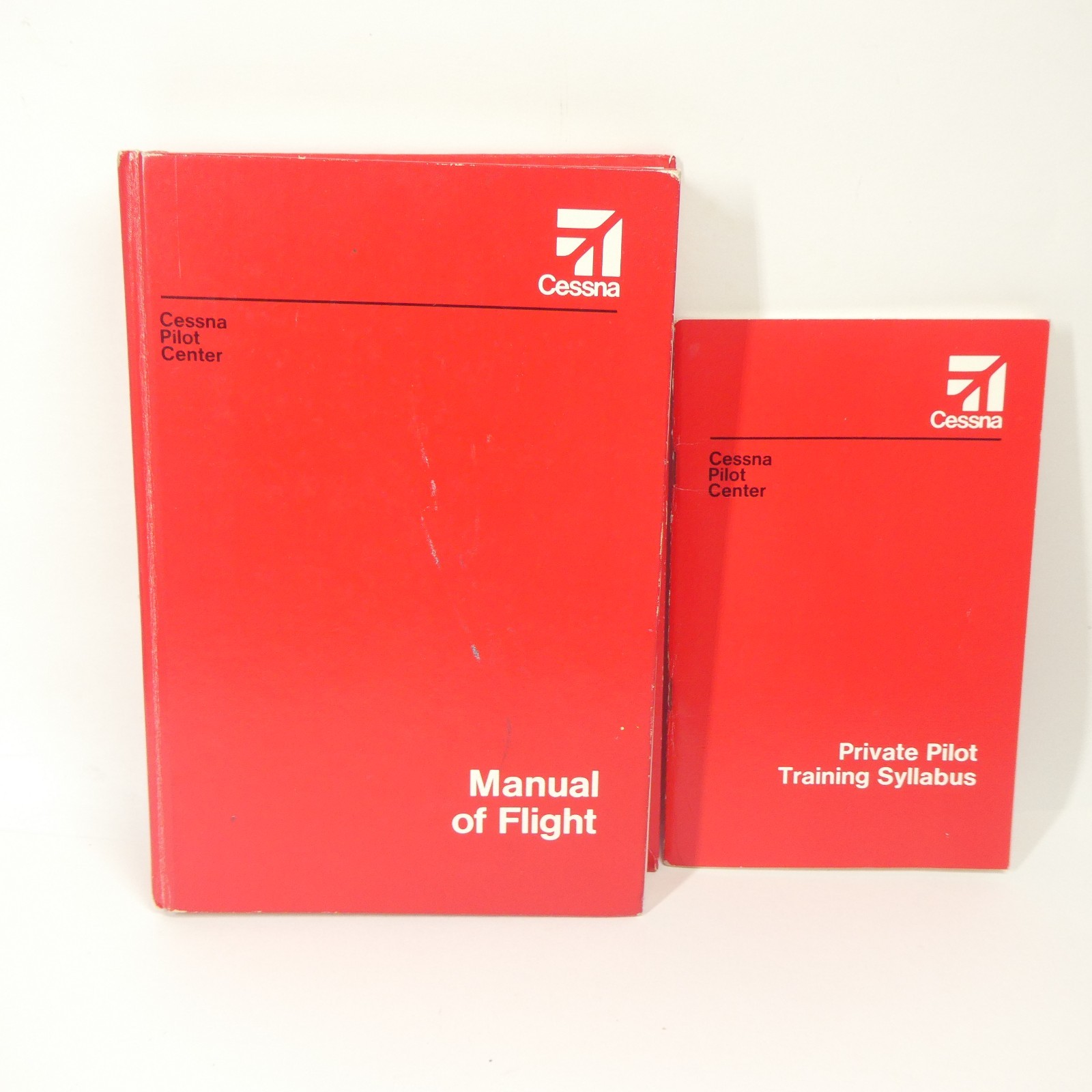 Cessna Pilot Center Manual of Flight & Private Pilot Training Syllabus 1986 Vtg
