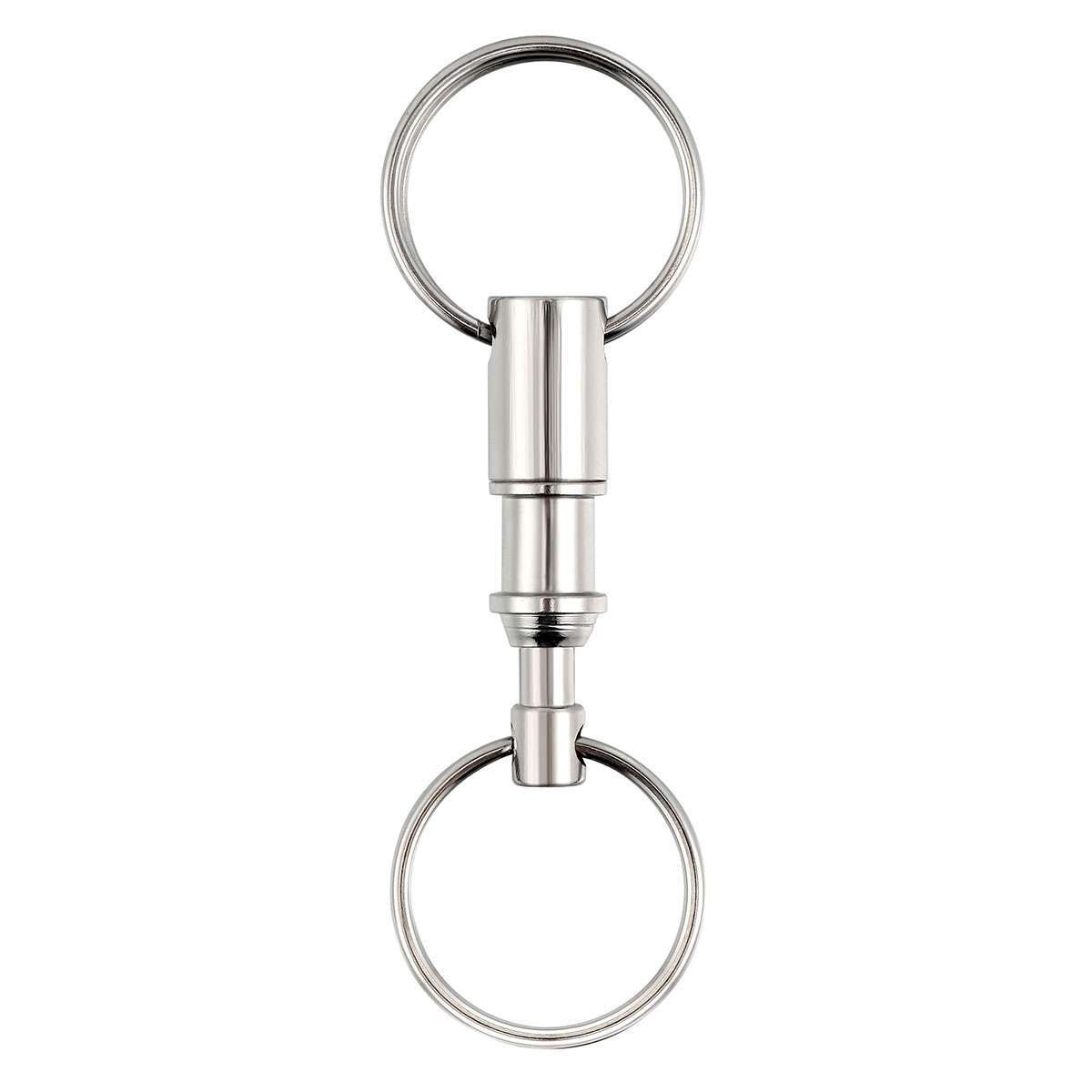 10PCS Detachable Pull Apart Quick Release Keychain Key Rings Key Chain