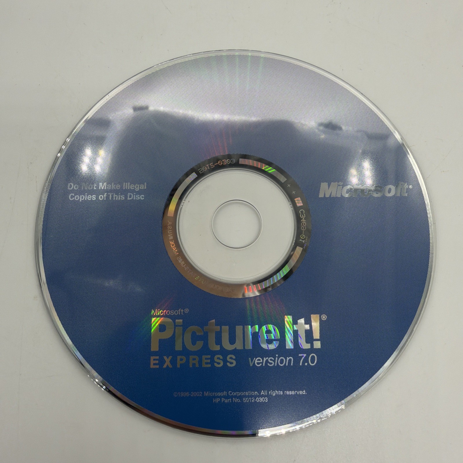 Microsoft Picture It! EXPRESS Version 7.0 Software CD Only