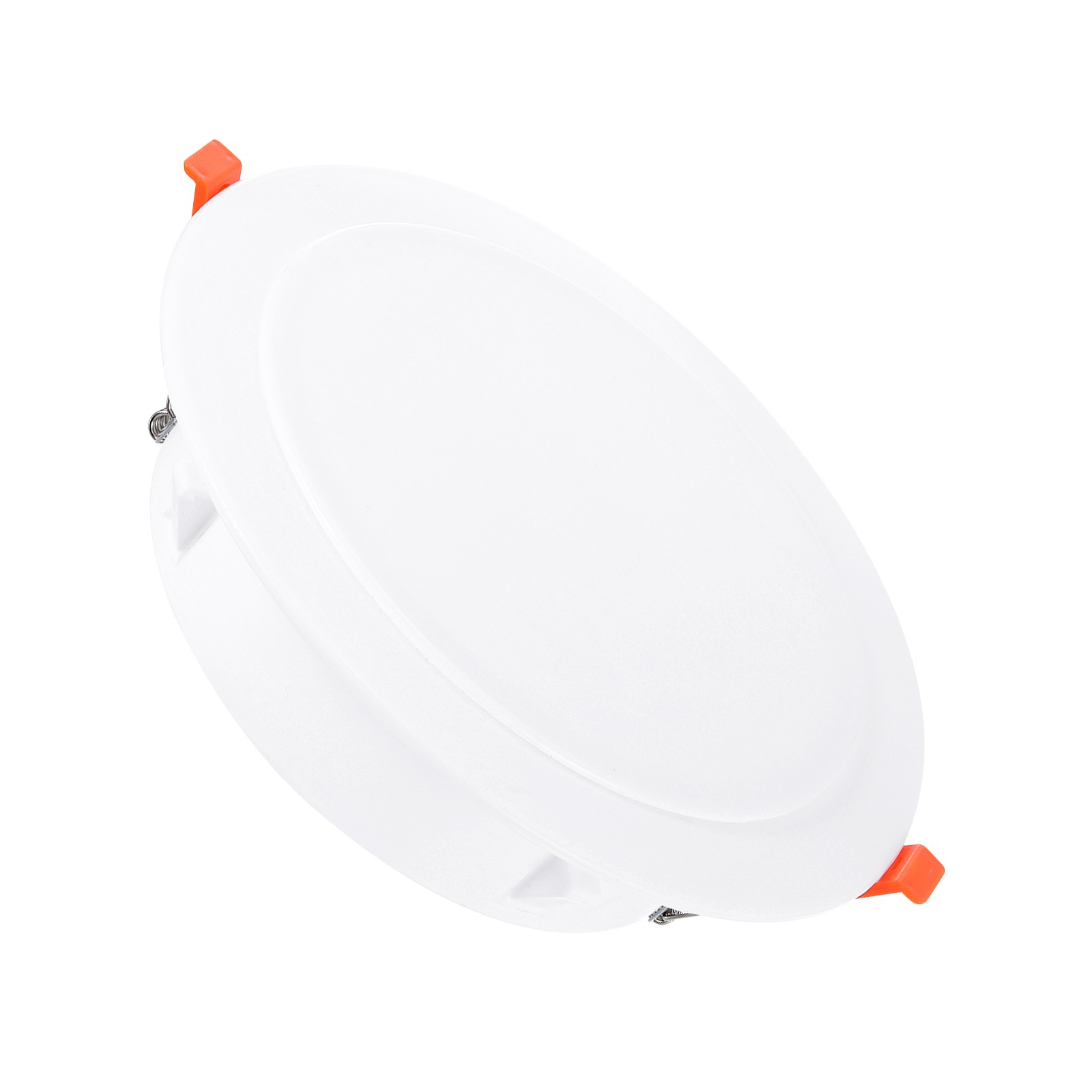 8" Spring Ceiling Cover Plate Fit for 6.1-7.5inch Round Hole White
