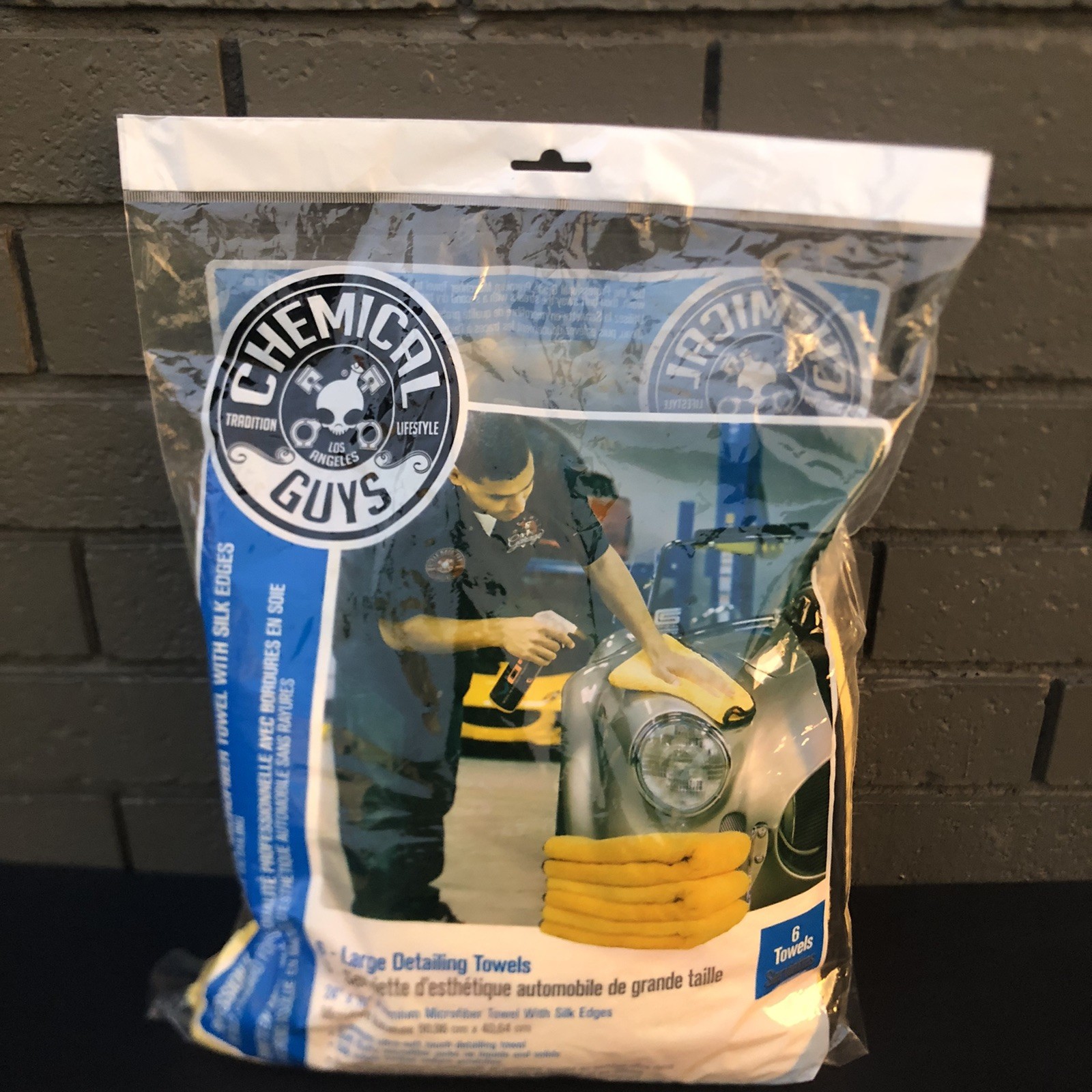 6 Pack Chemical Guys Professional Grade Microfiber Towels Gold 16"x24" Read