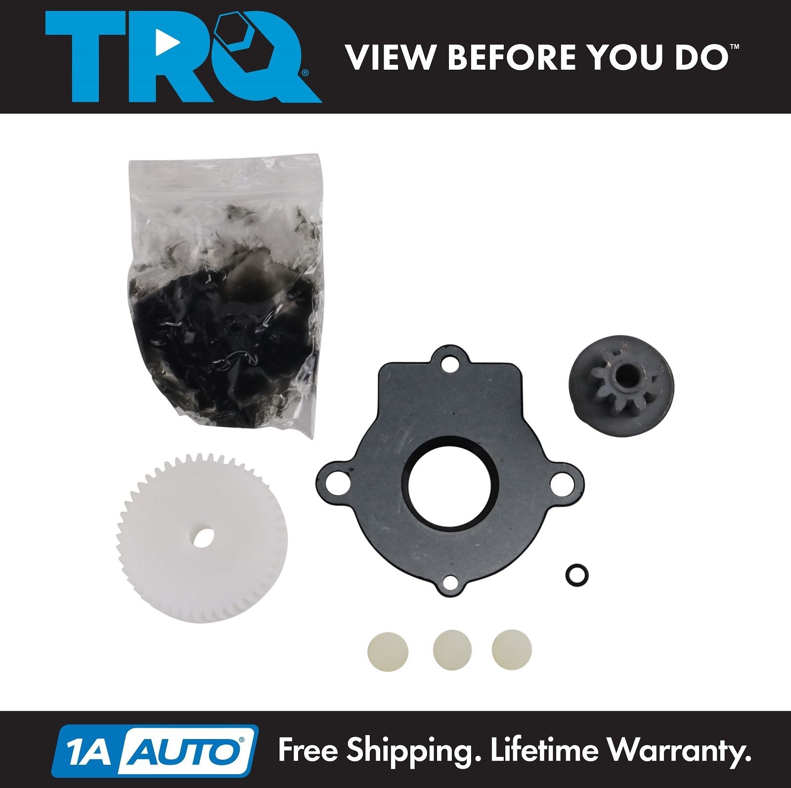 TRQ Power Window Regulator 45 Spline 9 Tooth Gear NEW for Ford Lincoln Mercury