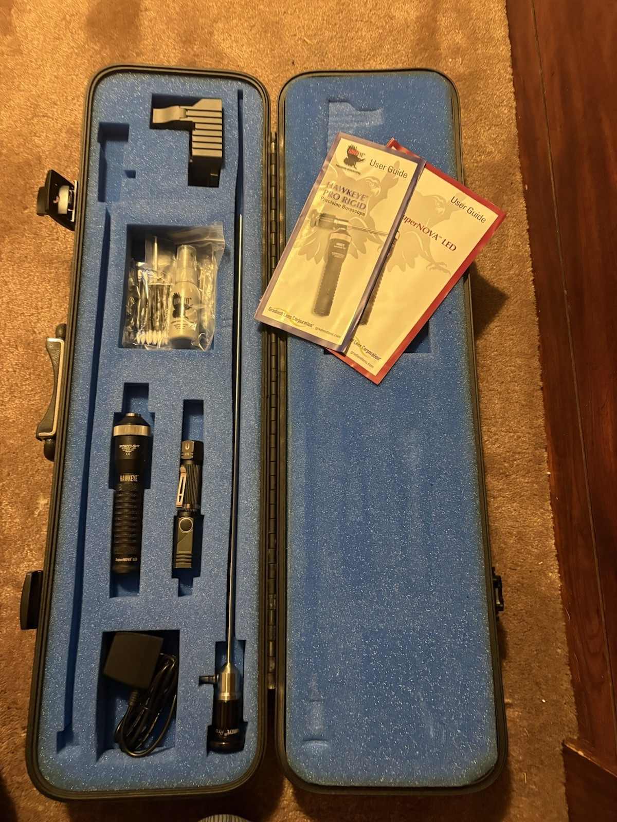 Hawkeye HS-17AEP Gradient Lens Precision Borescope Kit w/Case