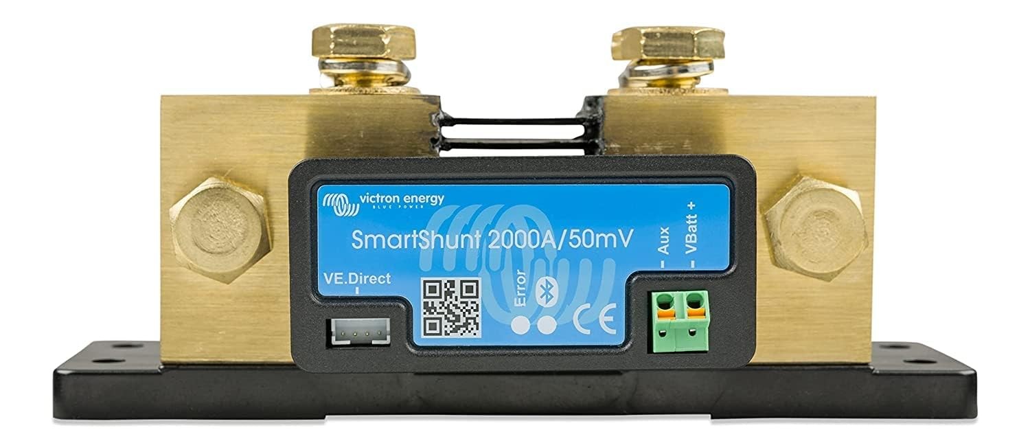 Victron Energy SmartShunt Battery Monitor 6.5V-70V, 2000 2000 Amp, No Color