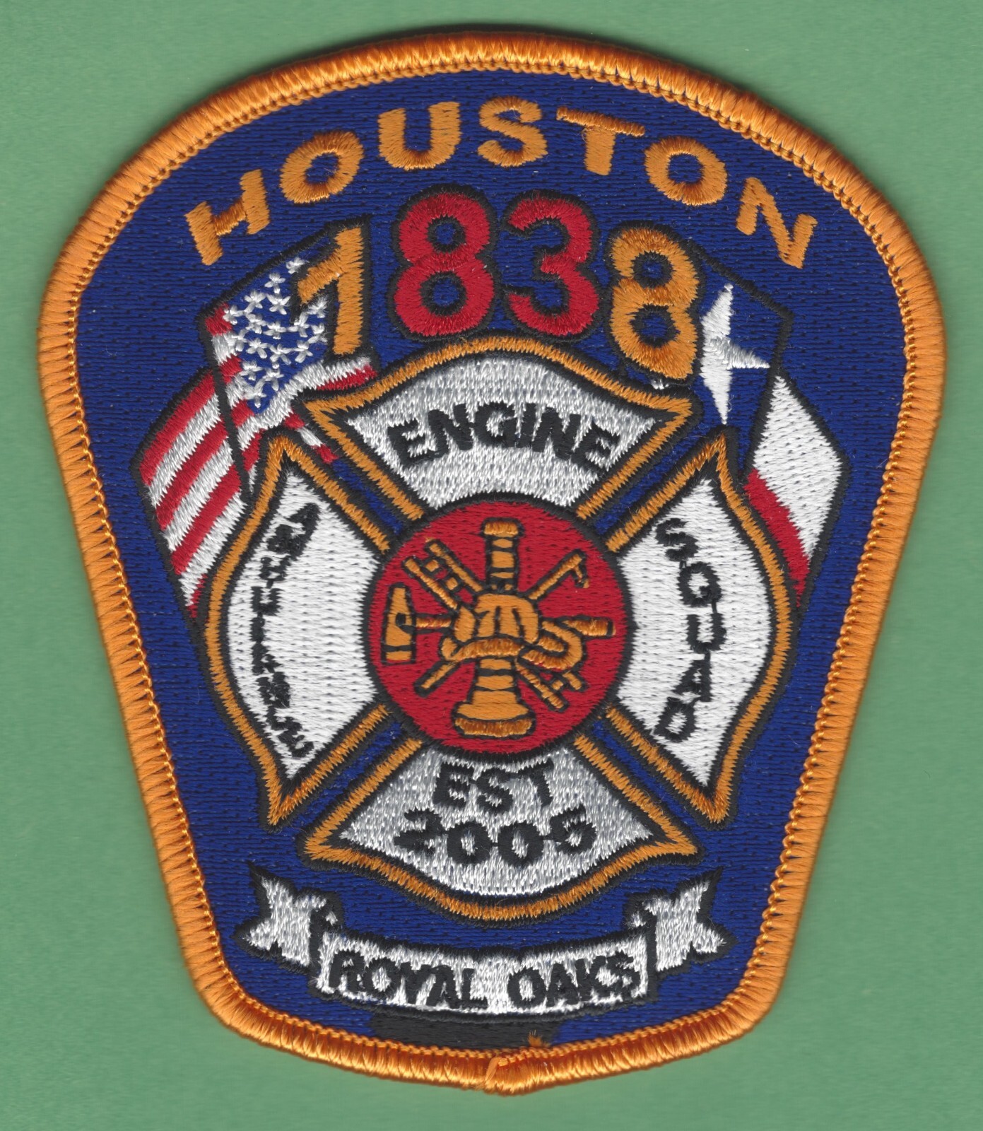 HOUSTON TEXAS FIRE STATION 83 COMPANY PATCH ROYAL OAKS