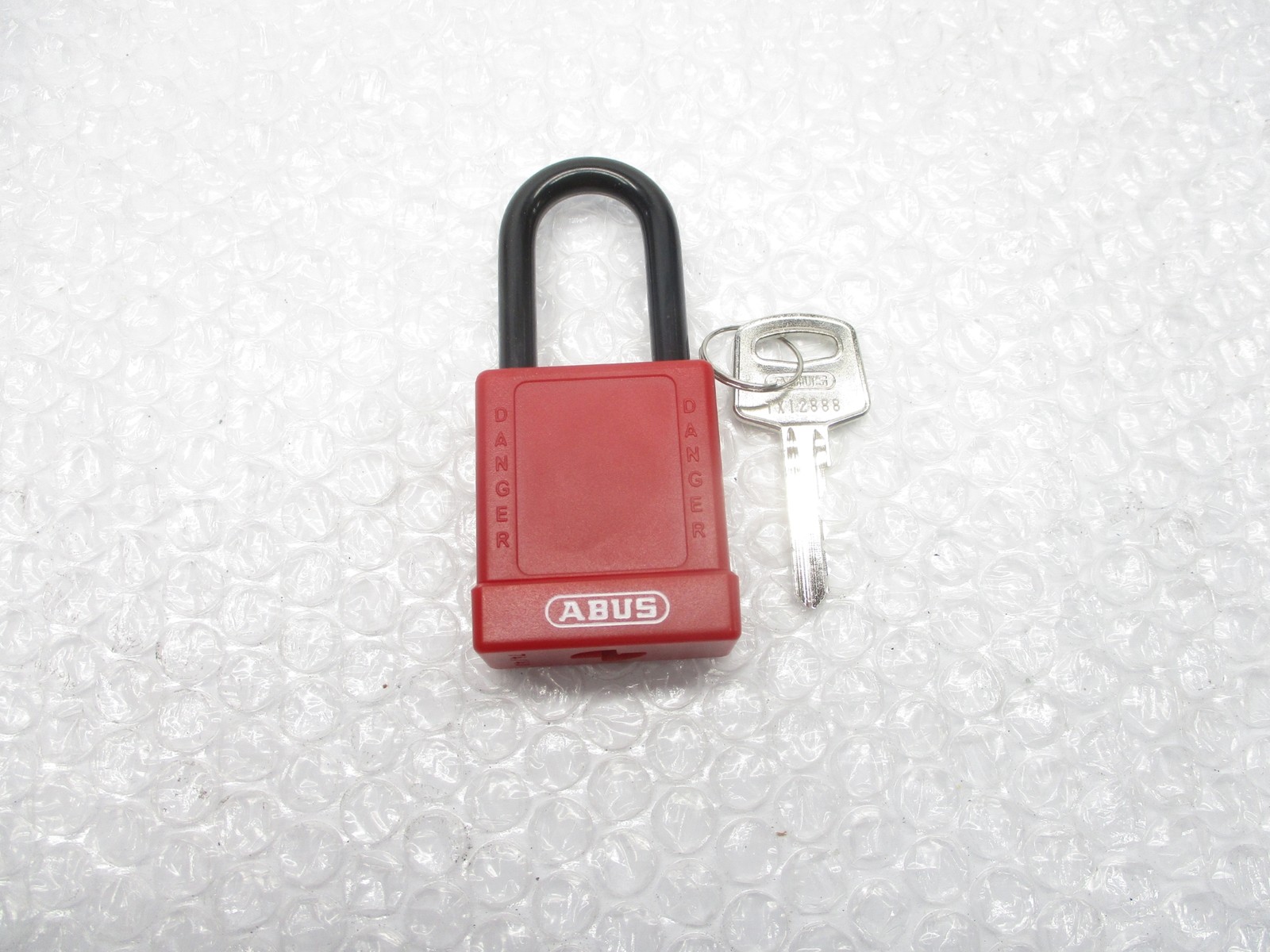 ABUS 74/40 45WM62 LOCKOUT PADLOCK RED NSMP