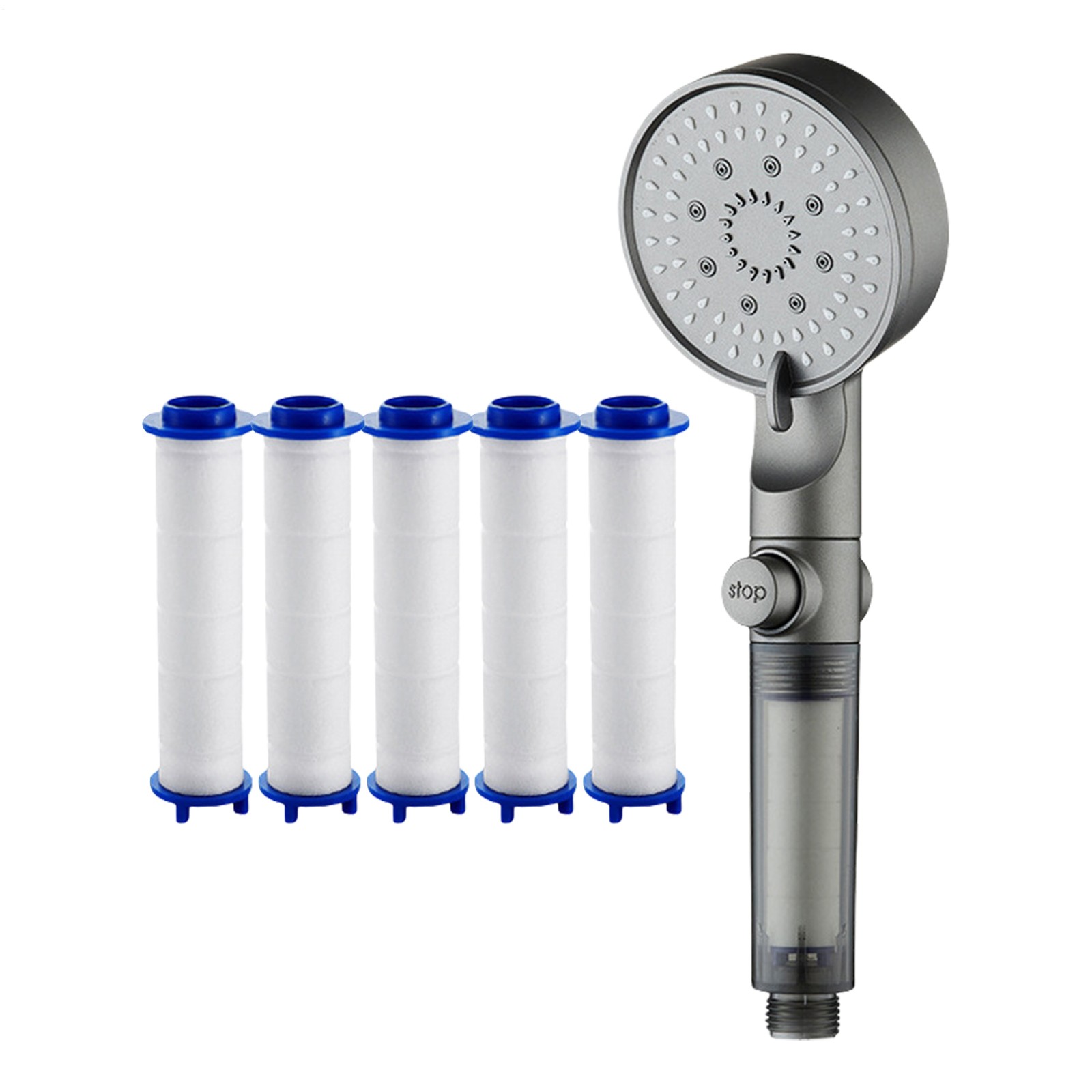 HydroBoost High Pressure 5-Mode Filtered Shower Head, HydroBoost Shower Head