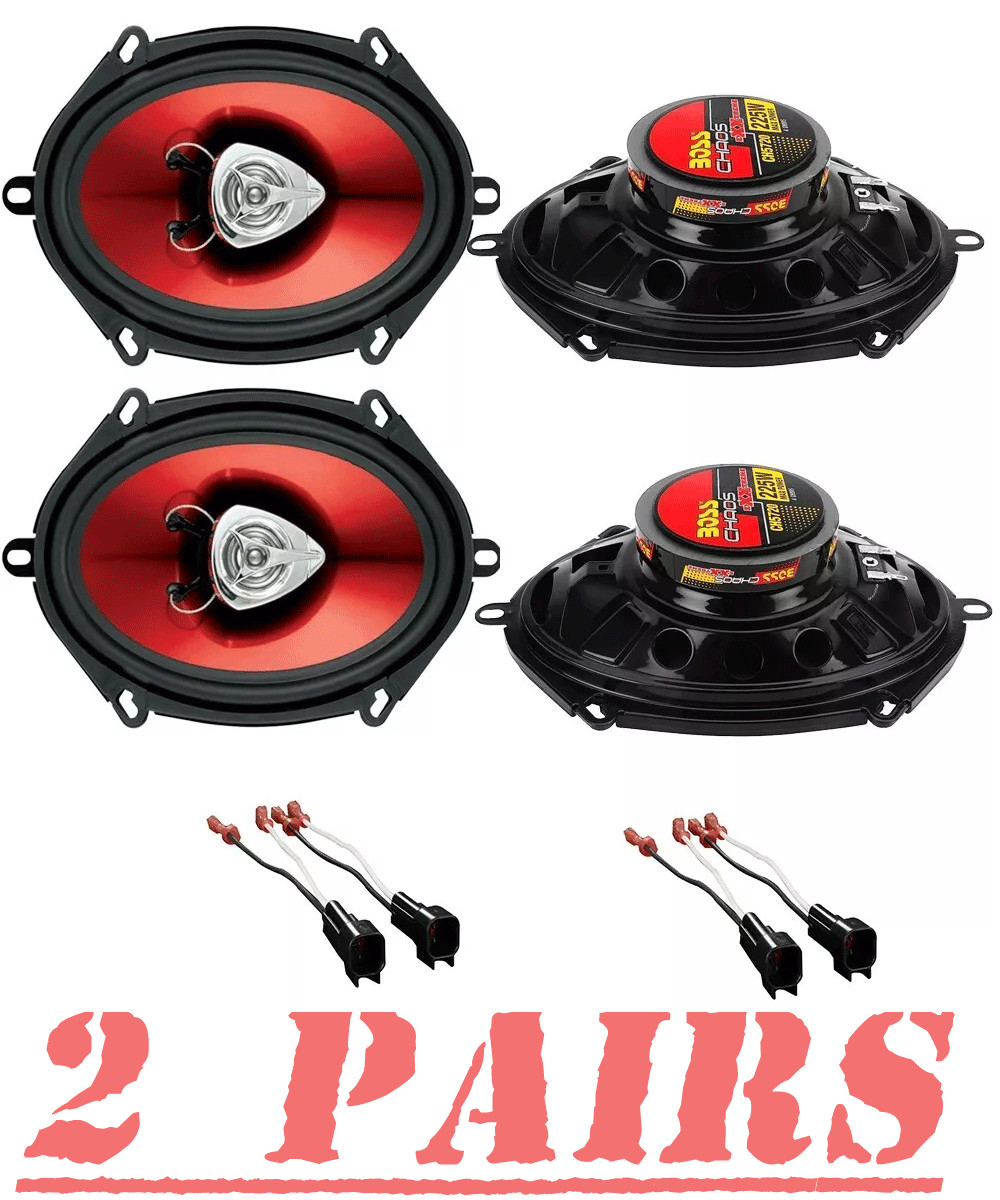Boss Audio 225Watt 5" x 7 (6"x8") Front/Rear speakers for 1999-2014 Ford F-150