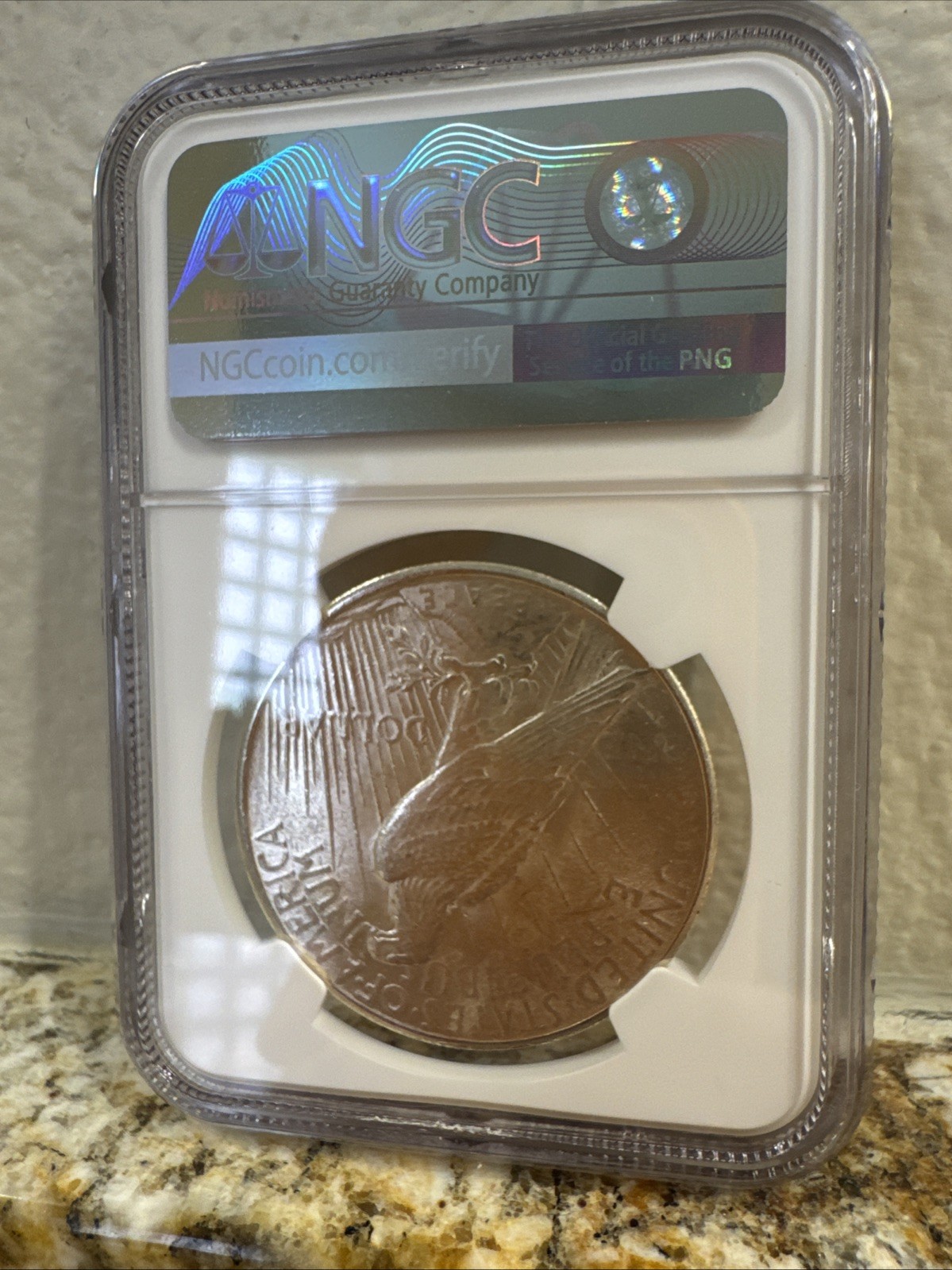 1925 Silver Peace Dollar Brilliant Uncirculated NGC Certified