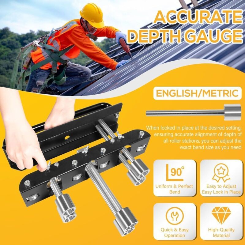 ER3 Three-Station Edge Roller Sheet Metal Edge Roller Bender 0-90° Bending Angle