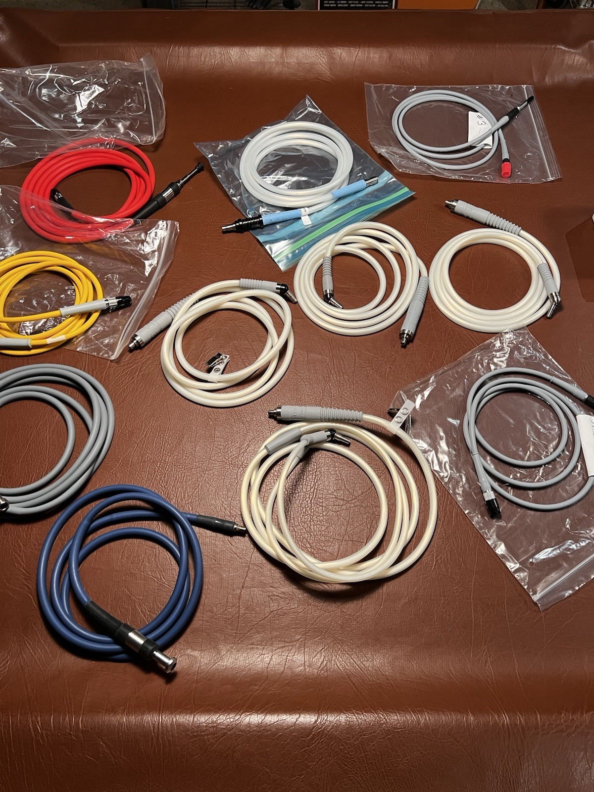 Lot Of Karl Storz, ACMI, Wolf, Luxtec, Welch Allyn Fiber Optic Cables