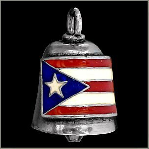 Puerto Rico Motorcycle Guardian Angel Bell Good Luck Gremlin Bell