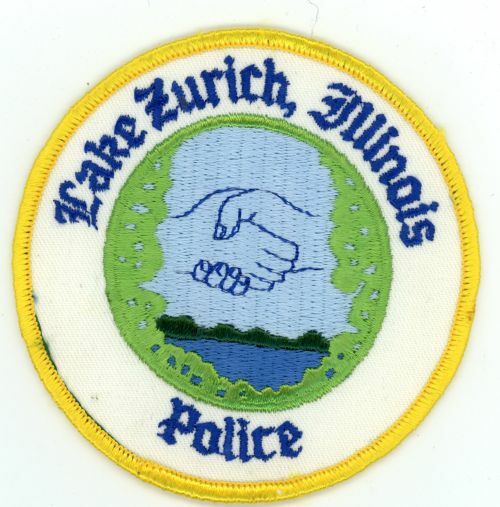 ILLINOIS IL LAKE ZURICH POLICE NICE SHOULDER PATCH SHERIFF