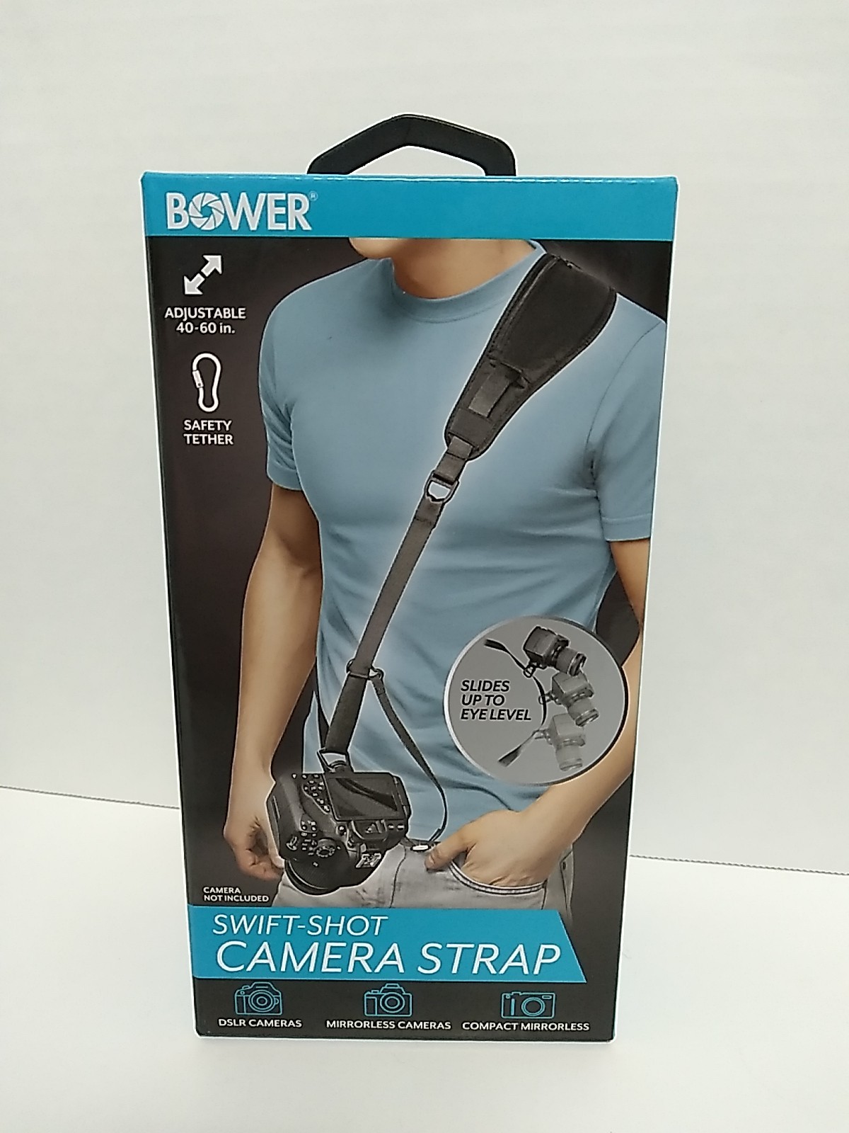 Bower Swift-Shot Adjustable Camera Strap For DSLR, Mirrorless And Compact Camera