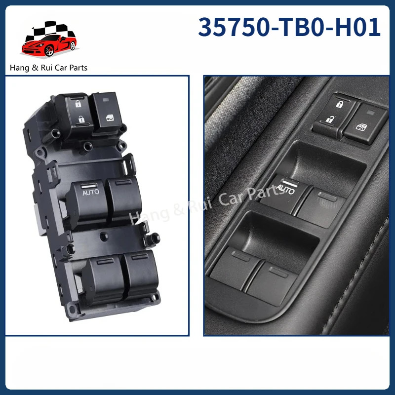 35750-T7A-H01 24 Pins Power Window Switch For Honda XR-V Vezel Accord Sedan