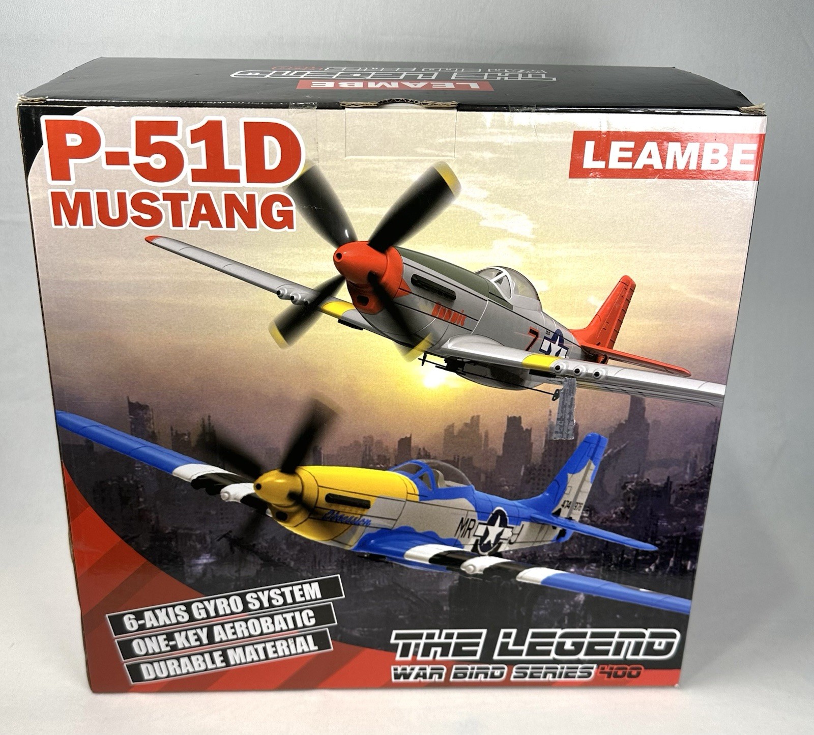 LEAMBE RC Plane 4 Channel Remote Control P-51 with 4 Channel - Ready to Fly!