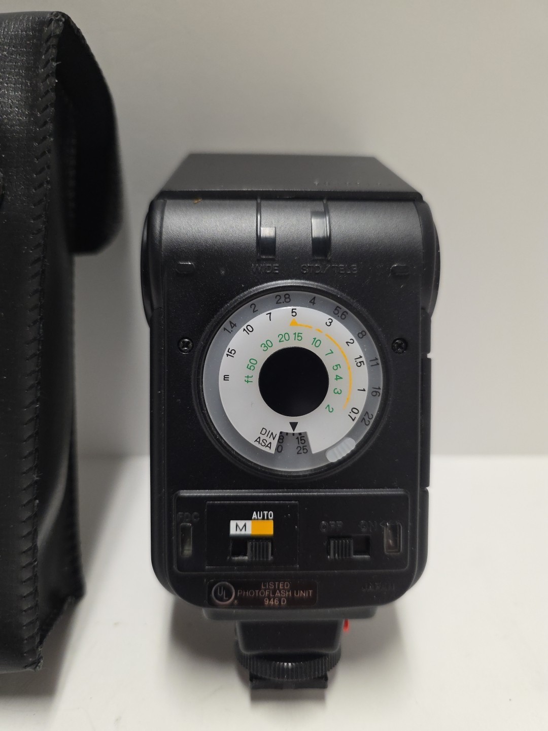 Genuine Minolta Auto 128 Flash Tested, Working Excellent Condition Includes Case