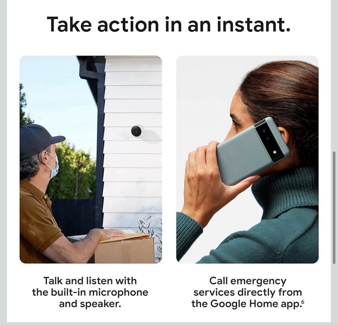 Google Nest Cam 2 Pack Wireless IP Security Camera White GA01894-US