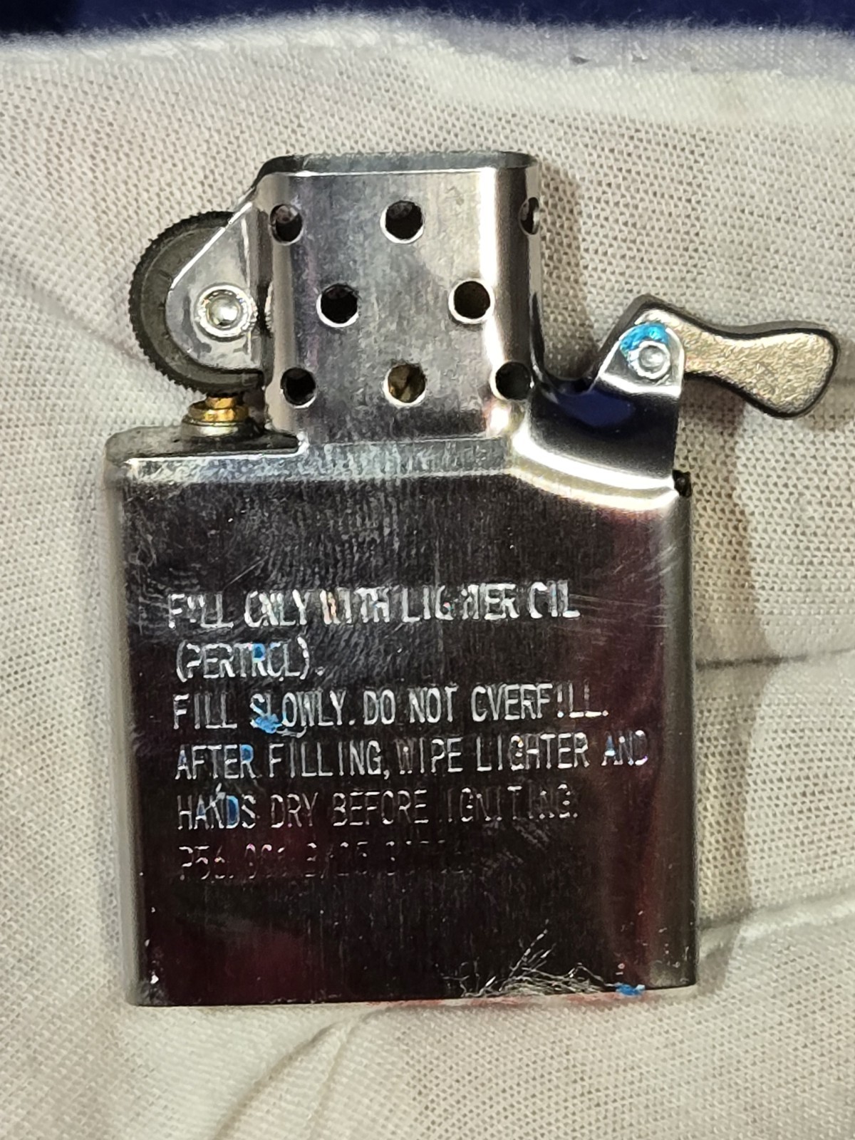 New Ngling Brass Eagle Flip Top Fluid Lighter Deep Relief Embossed Classic Boxed