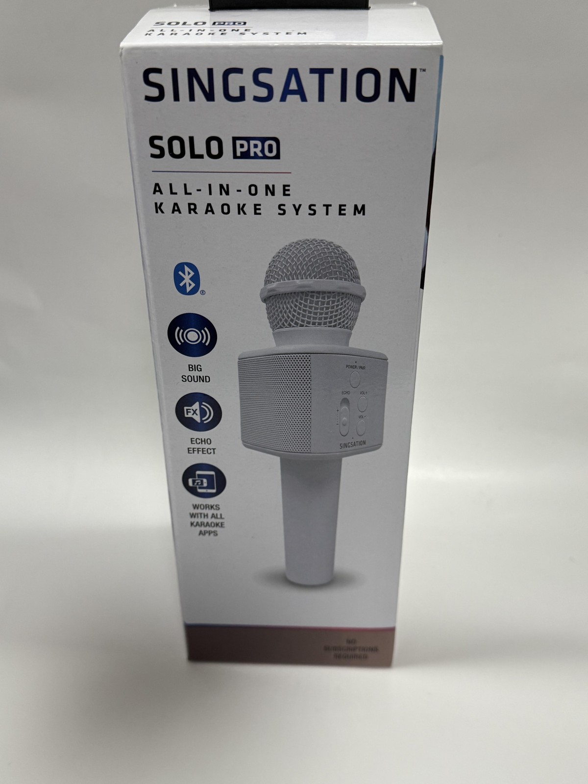 Singsation Solo-Pro All-In-One Karaoke Microphone - NEW
