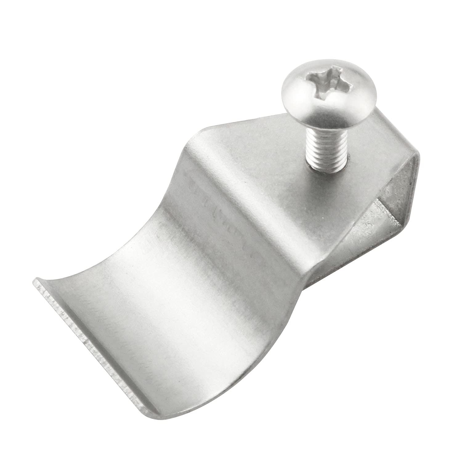 TAODAN 4PCS Vinyl Siding Clips Hooks No-Hole Needed Silver