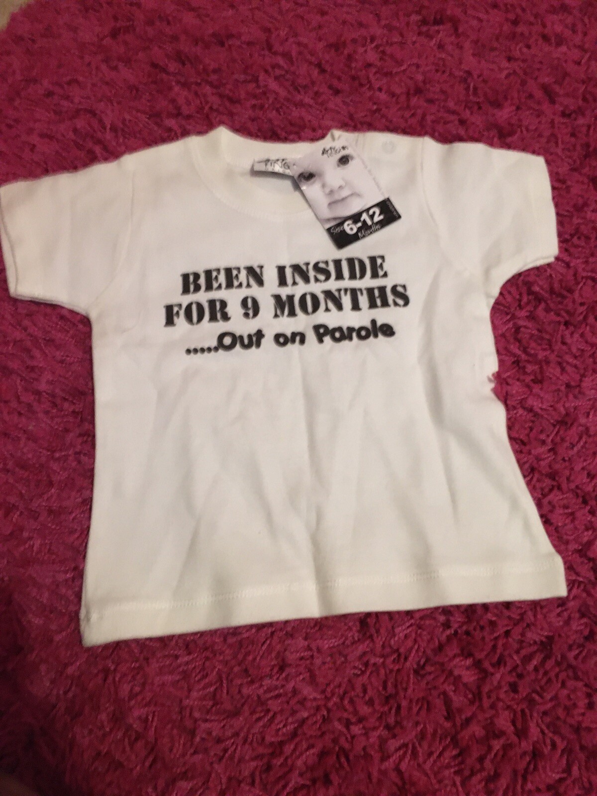 Girls Boys 6-12 Months Novelty T-shirt Top New Baby Gift