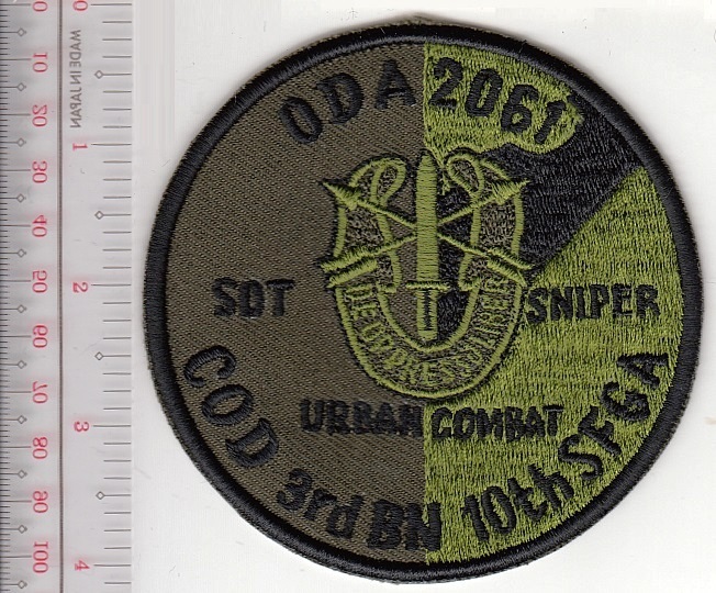 Green Beret US Army Afghanistan 10th & 20th Special Forces Group SNIPER NO TARIF
