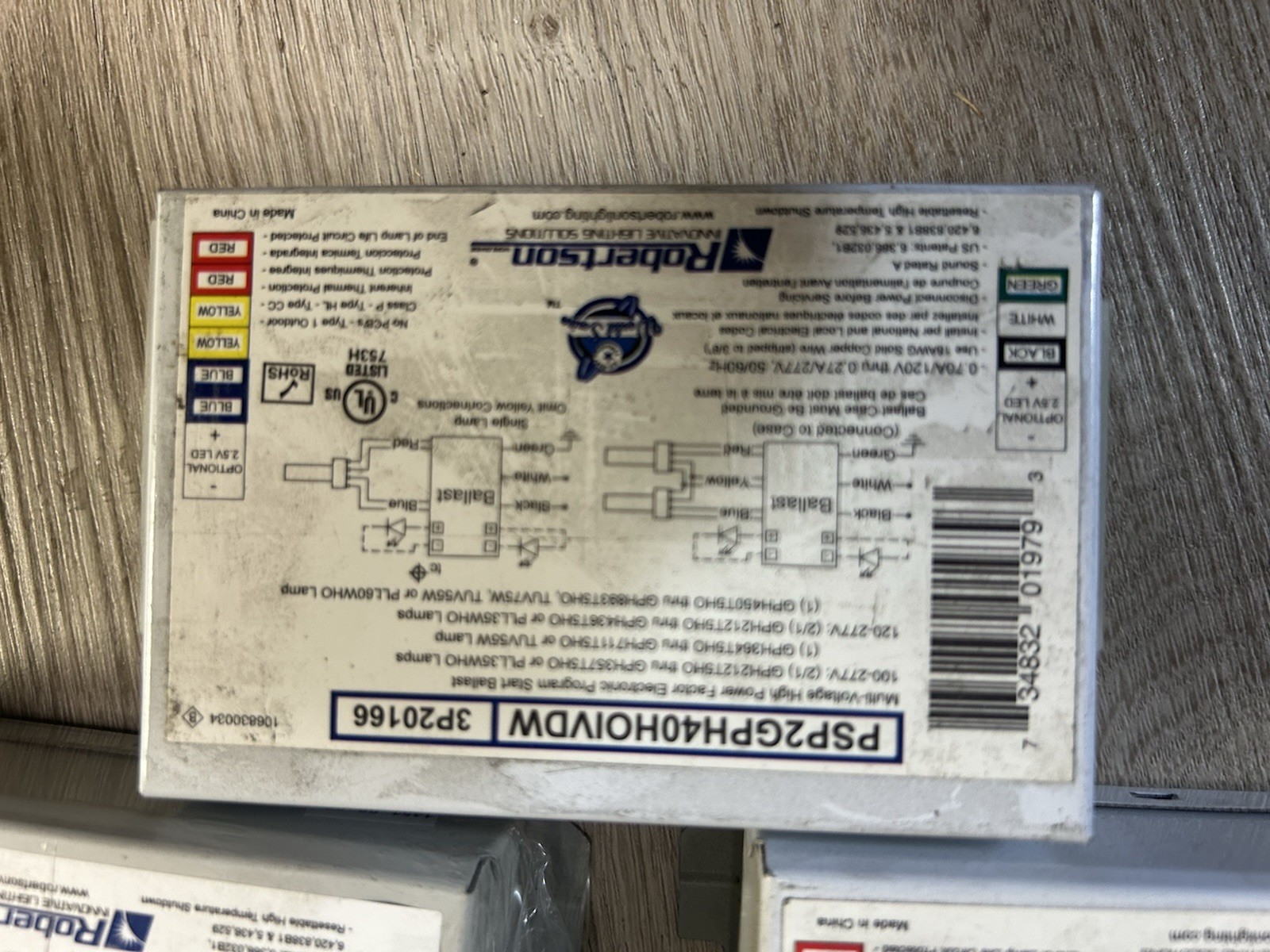 Robertson PSP2GPH40HOIVDW Electronic Program Start Ballast 100-277V